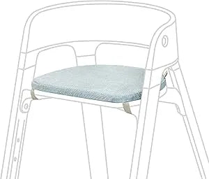 Comfortable Jade Twill Steps Chair Cushion - Non-Slip, Thick Padding for Stairs, Step Stools & Ladders - Perfect for Home, Office, and Outdoor Use