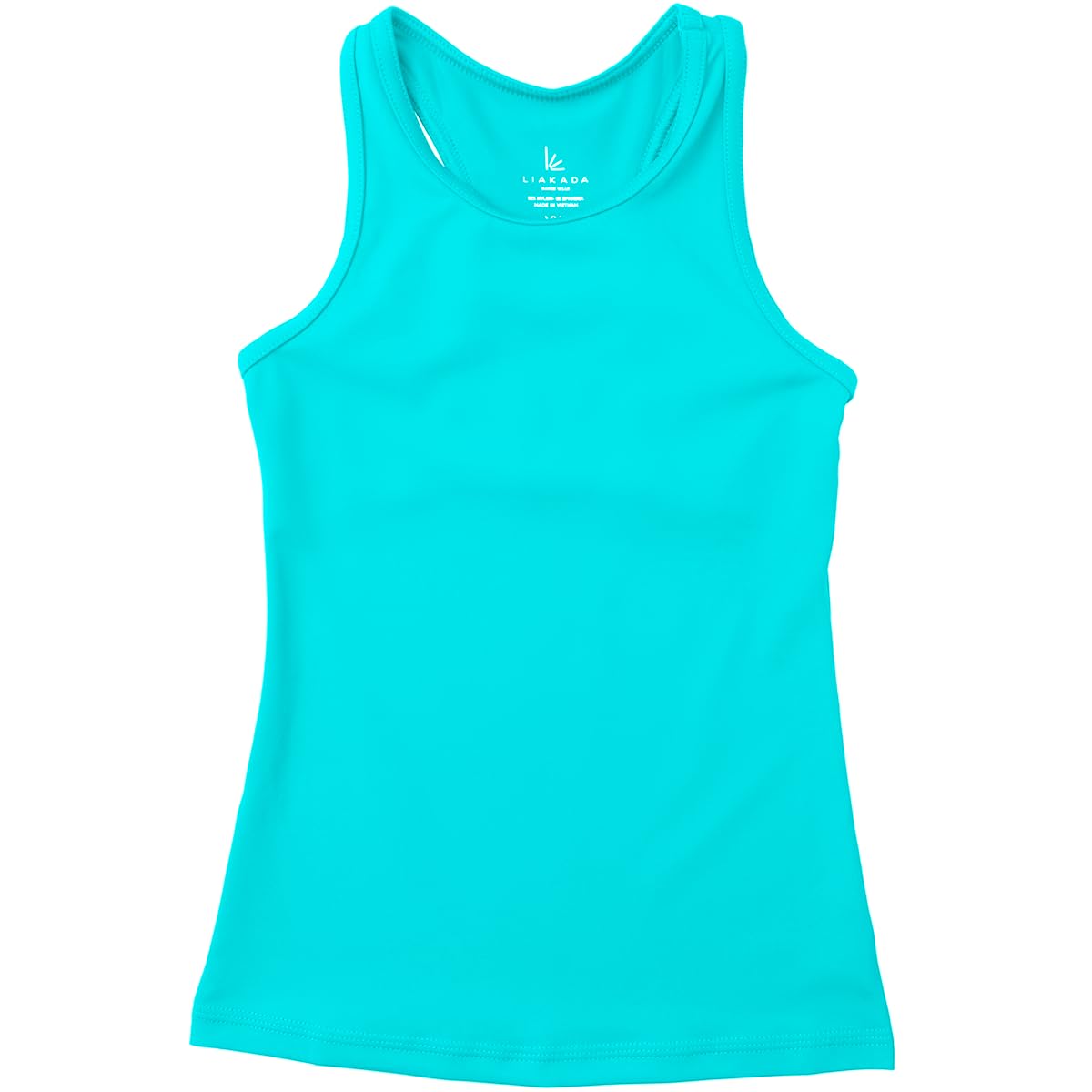 Liakada Women's Basic Tank Top for Dance, Gym, Yoga & Cheerleading - Soft Breathable Workout Shirt for Fitness, Running & Casual Wear