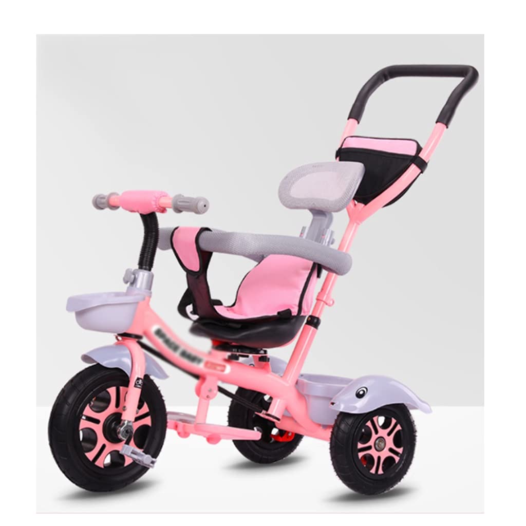 HENWIN Stroller Tricycle for Kids 1-5 Years Old - 3-in-1 Convertible Baby Stroller, Bicycle & Wagon - Lightweight Infant Carriage for Outdoor Walks, Park Visits & Family Outings