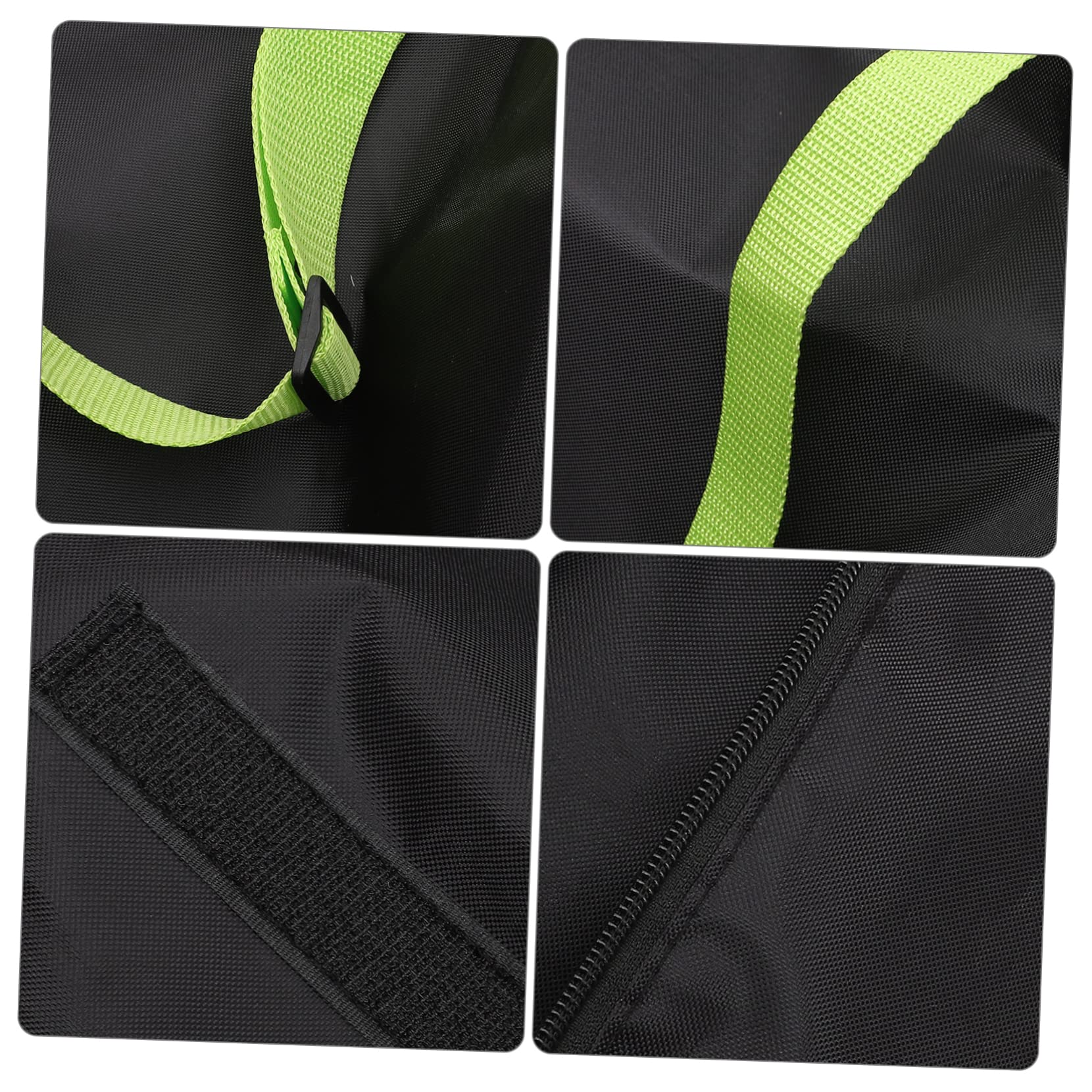 5-Pack Stroller Storage Bags - Durable Black Oxford Cloth Organizer for Baby Stroller, Car Seat & Airplane Travel - Perfect for Diapers, Toys & Travel Essentials