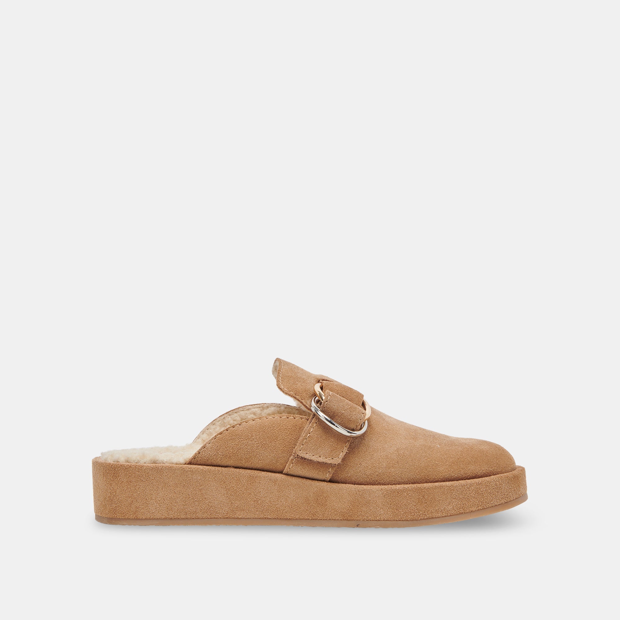 ASTOR PLUSH FLATS - Women's Comfortable Desert Suede Slip-On Shoes for Casual Wear, Work & Travel - Soft & Lightweight Walking Shoes for Everyday Use