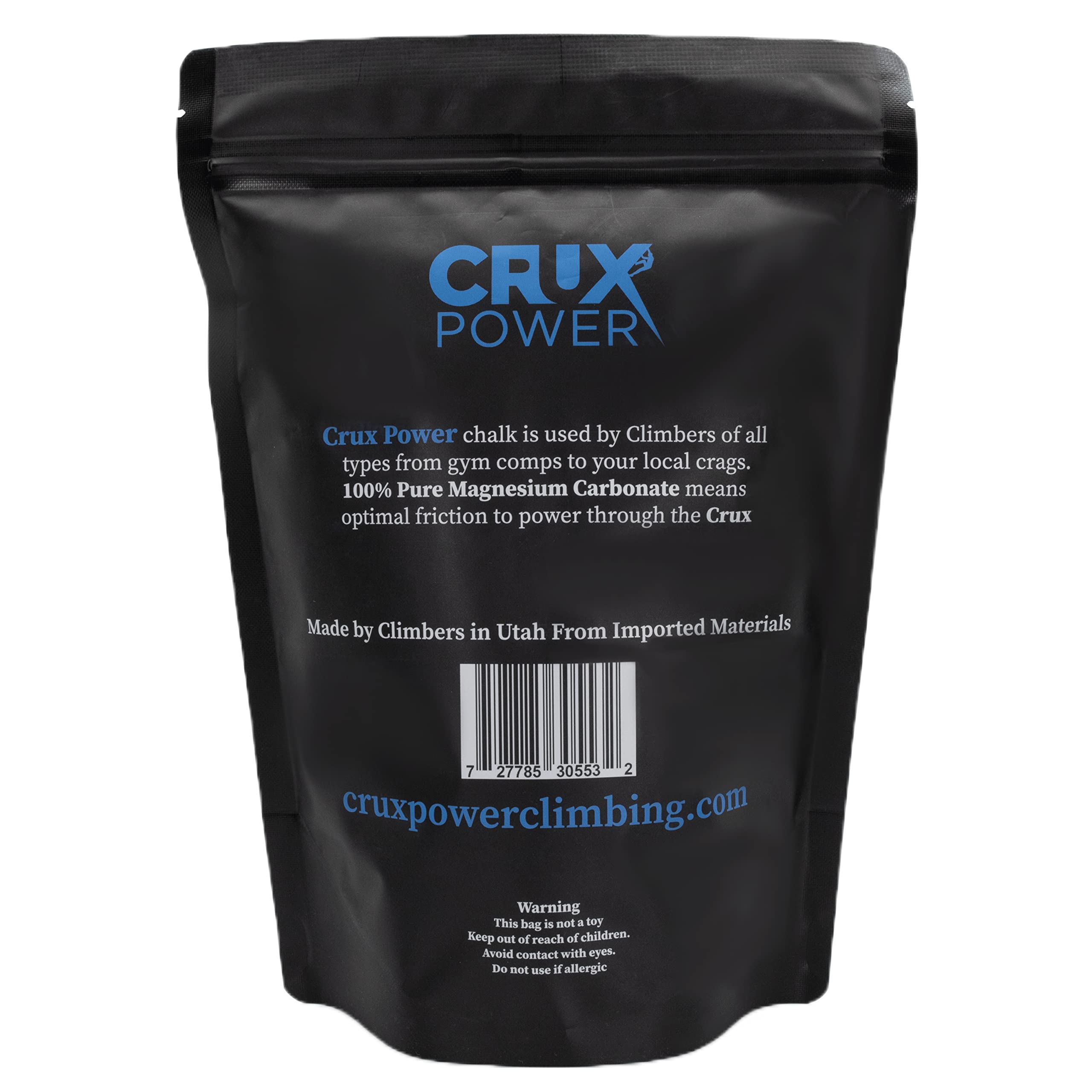 Premium 100% Pure Magnesium Carbonate Climbing Chalk - No Drying Agents, Medium Blend Loose Powder for Rock Climbing, Bouldering, Gymnastics & Weight Lifting - 200g | Ideal for Grip Enhancement & Sweat Absorption During Intense Workouts