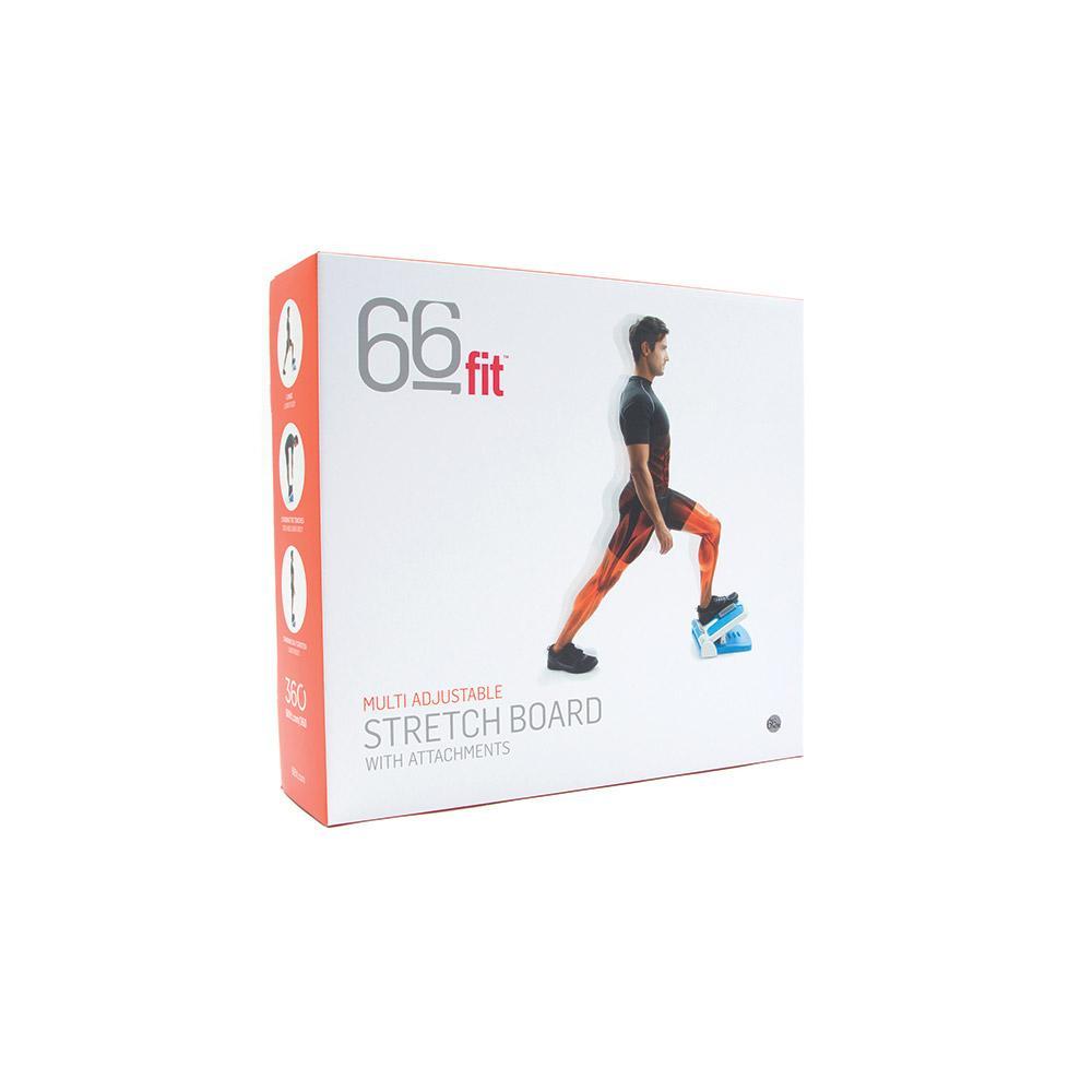 66Fit Multi Adjustable Stretch Board - Portable Flexibility & Strength Training Equipment for Home Gym, Yoga, Pilates & Physical Therapy