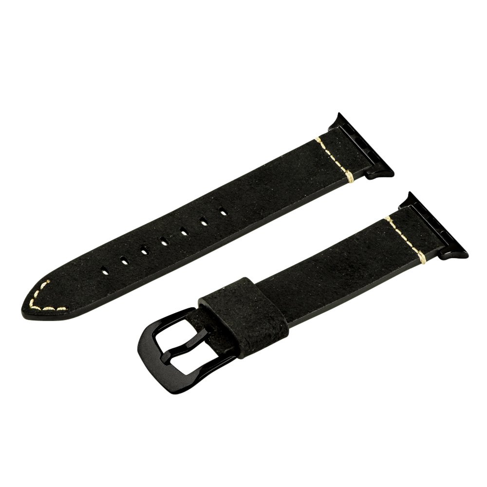 Genuine Leather Apple Watch Band 38mm - Aged Saddle for Men & Women | Work & Casual Wear