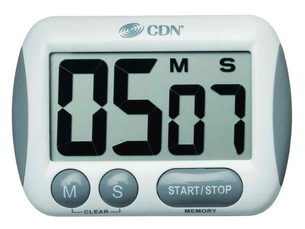 CDN TM15 Extra Large Big Digit Timer (Pack of 2) - Digital Kitchen Timer with Loud Alarm for Cooking, Baking, Fitness, and Classroom Use