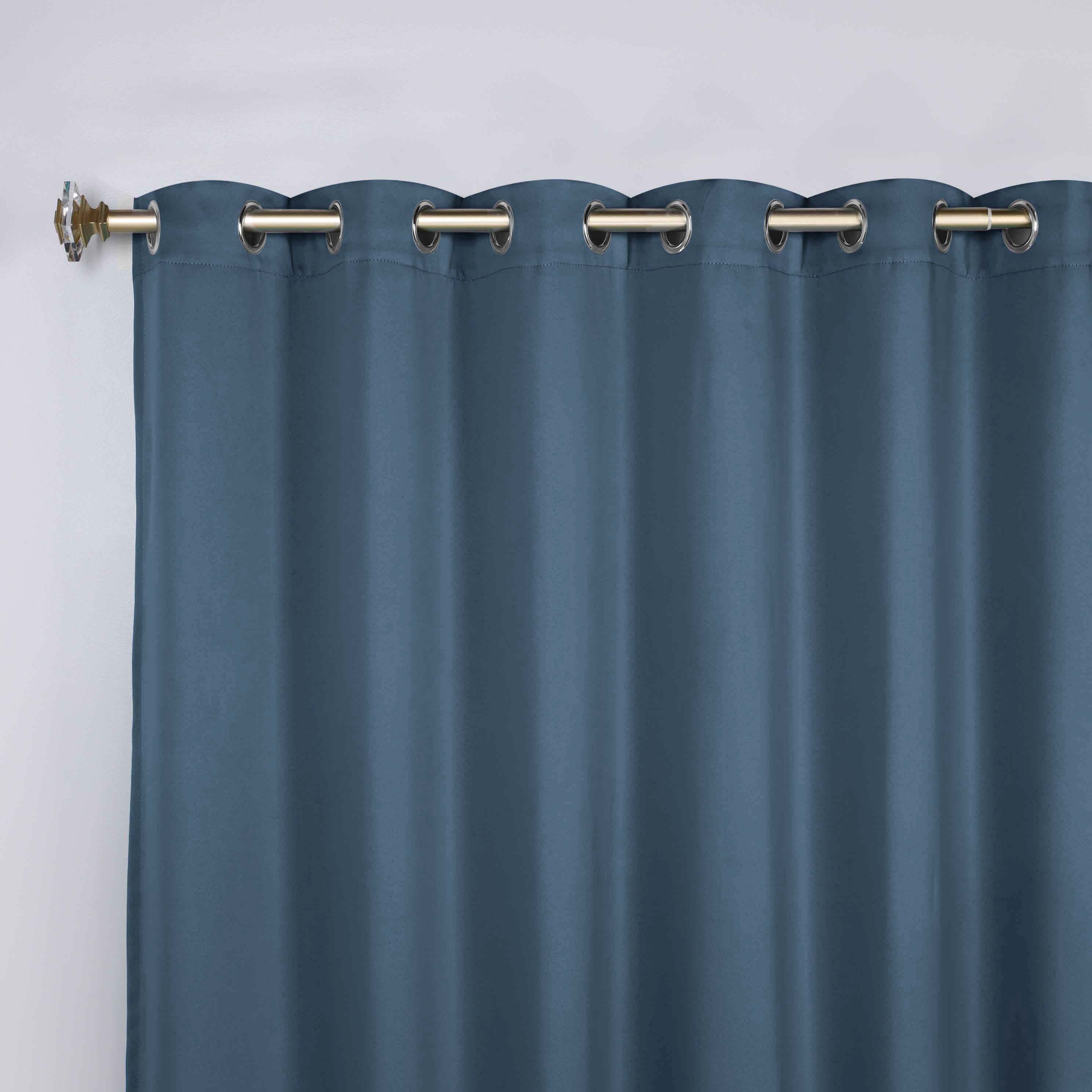 Blackout Curtains Set of 2 - Machine Washable, Room Darkening, Noise Reducing & Thermal Insulated for Bedroom, Nursery & Home Theater
