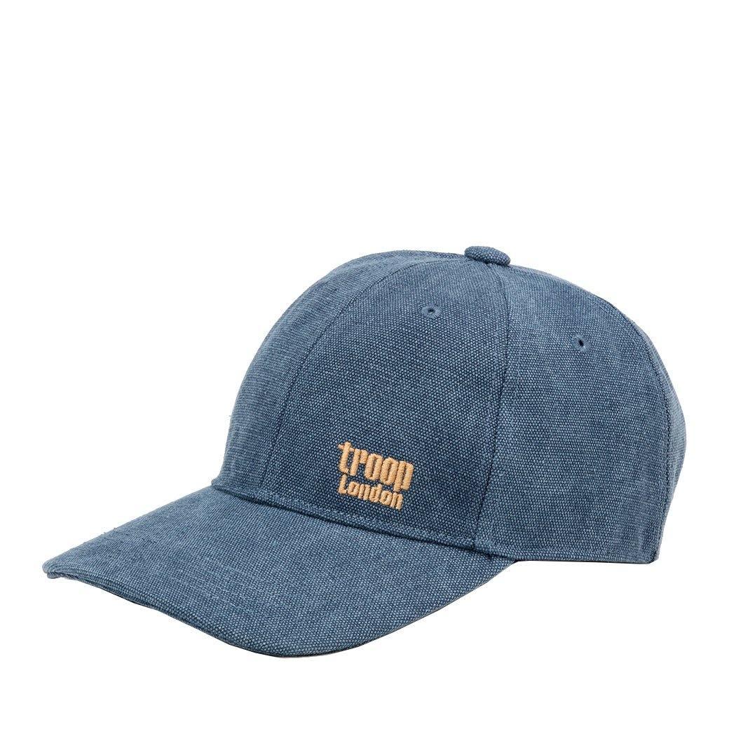 TRP0504 Troop London Canvas Baseball Cap - Adjustable Outdoor Sun Hat for Men & Women - Perfect for Hiking, Running, and Beach Activities