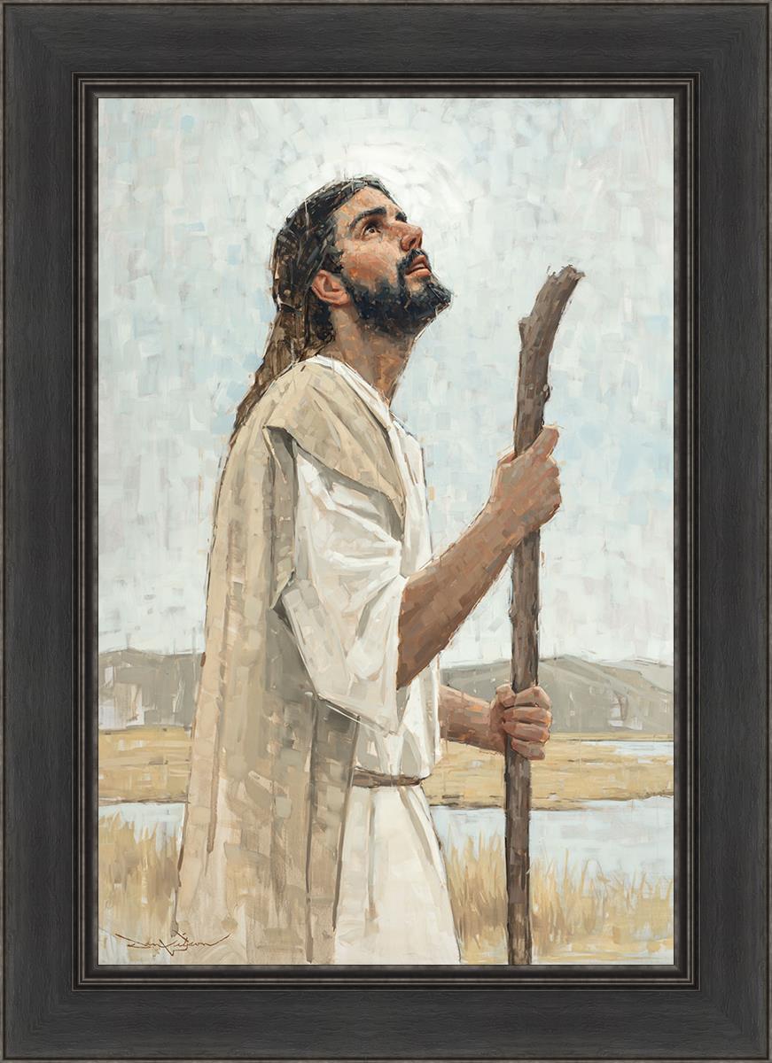Our Shepherd By Dan Wilson - Handcrafted Home Decor for Christian Families - Perfect for Living Room, Bedroom & Gift Giving