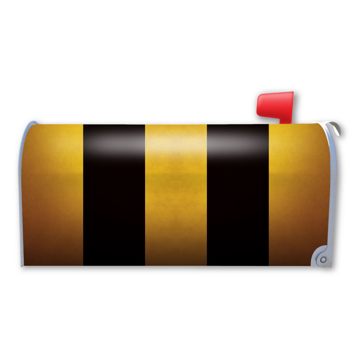 Bee Stripes Mailbox Cover - Large 26