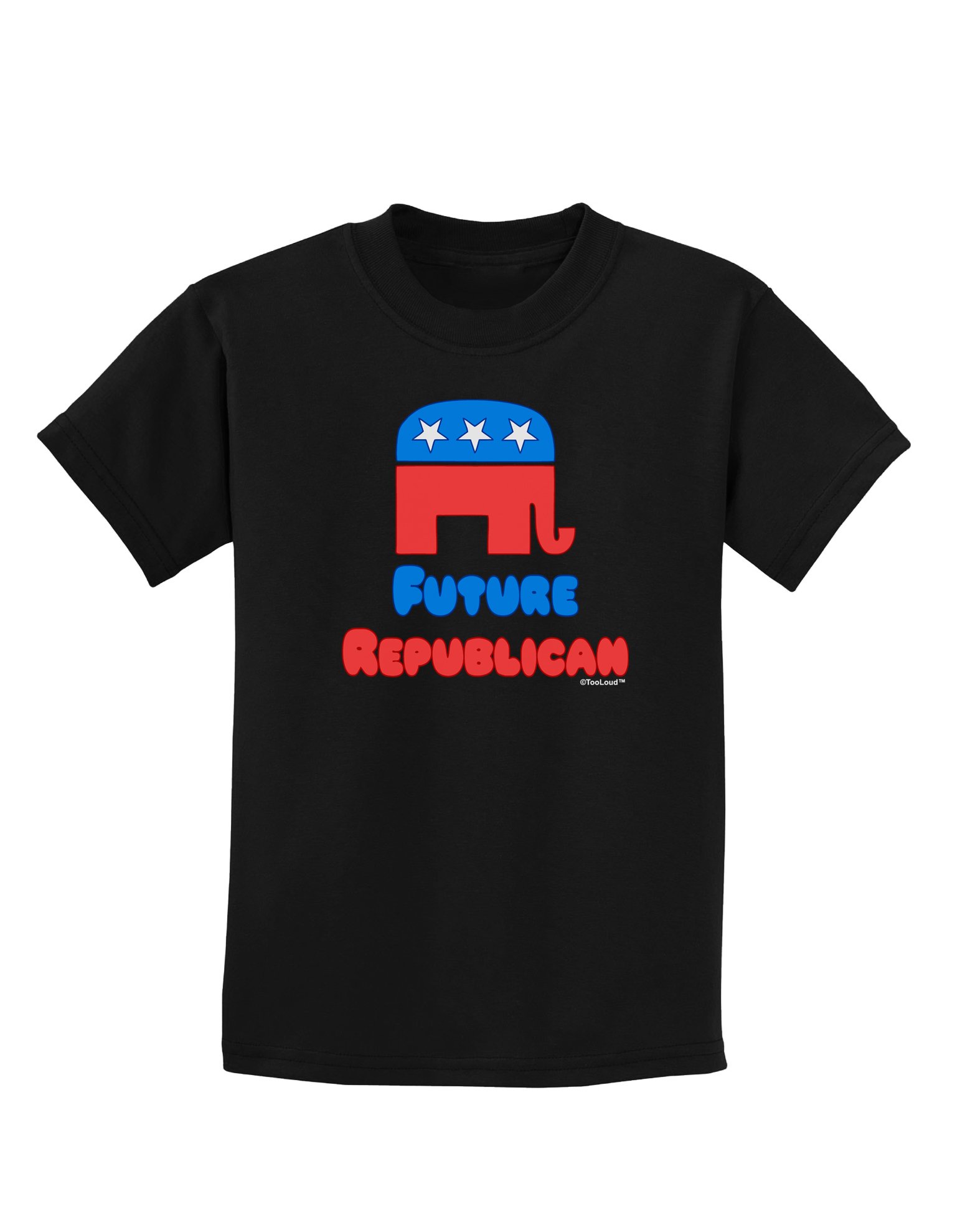 Future Republican Kids Dark T-Shirt - Patriotic American Political Tee for Boys & Girls - Perfect for Campaign Events, School, and Family Gatherings