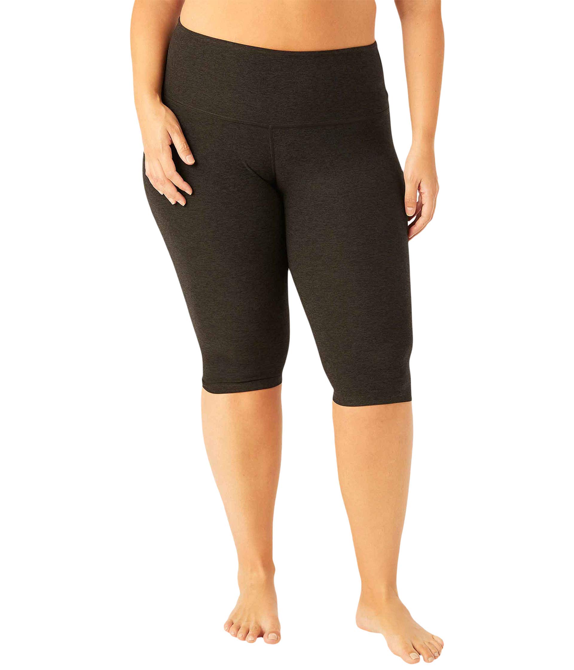 Beyond Yoga Plus Size High-Waisted Pedal Pusher Leggings for Women - Comfortable Workout Pants for Yoga, Running & Lounge Wear