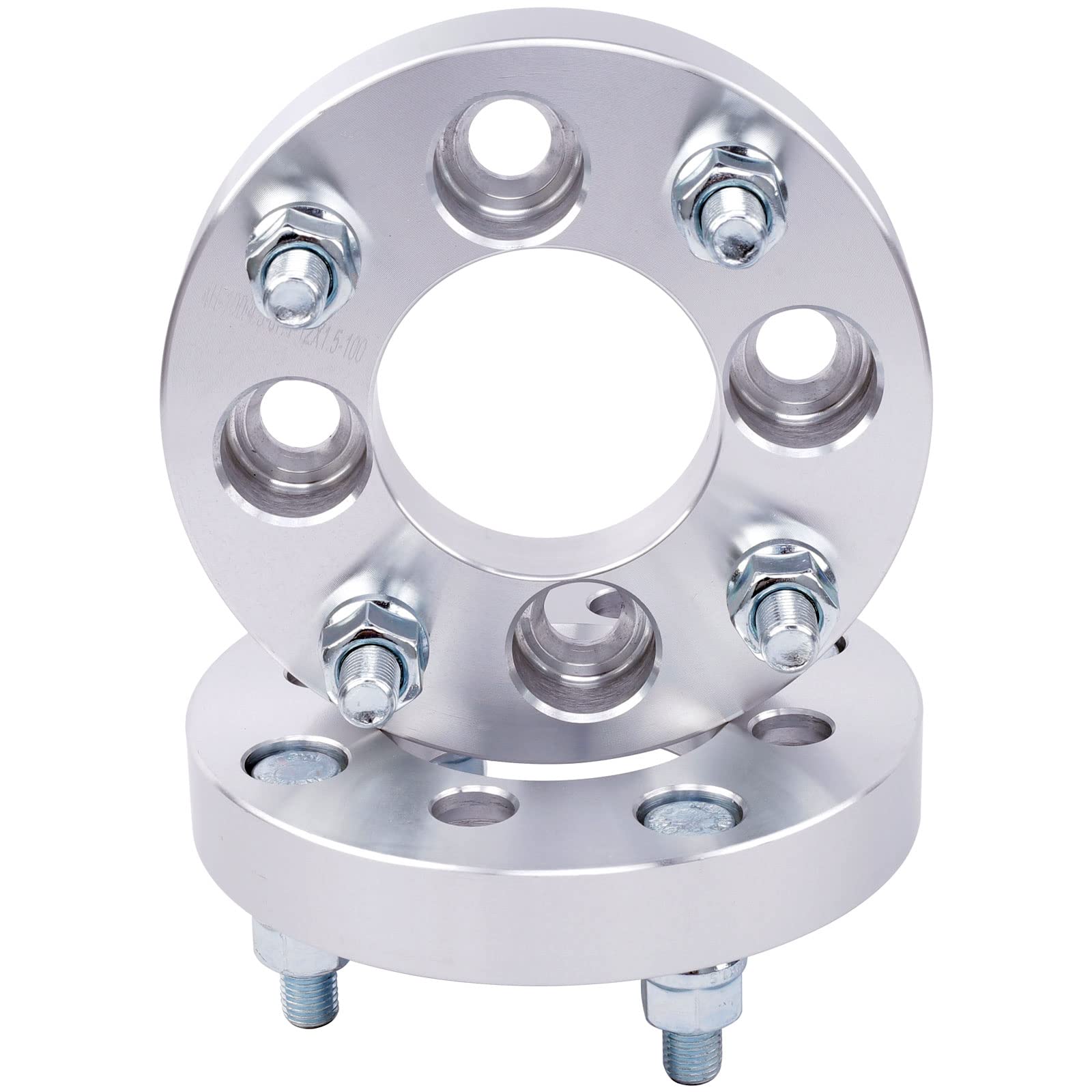 DCVAMOUS 4PC 1 Inch ATV/UTV Wheel Spacers Kit - 4x156 Bolt Pattern, 12x1.5 Studs, 131mm Center Bore - Compatible with Polaris 4 Lug Models (2013-2021 Ranger, 2014-2021 RZR XP 1000, 2015-2021 RZR) - Enhance Stability & Off-Road Performance