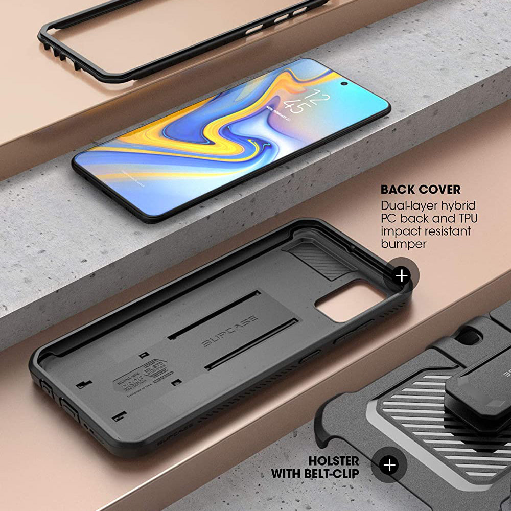 Samsung Galaxy A71 5G Unicorn Beetle PRO Rugged Protective Case - Shockproof & Drop Proof Cover for Outdoor Activities & Extreme Sports (Black)