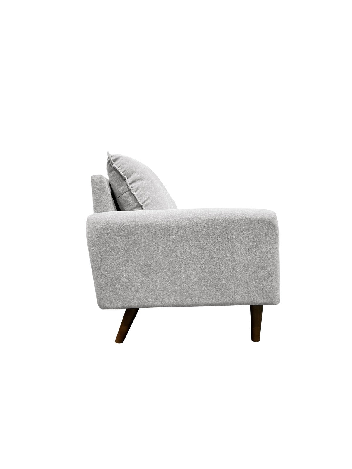 3 Seater Sofa Light Grey - Modern Living Room Furniture for Small Spaces, Apartments & Cozy Homes | Durable Fabric, Comfortable Cushions | Perfect for Relaxing, Entertaining & Family Gatherings