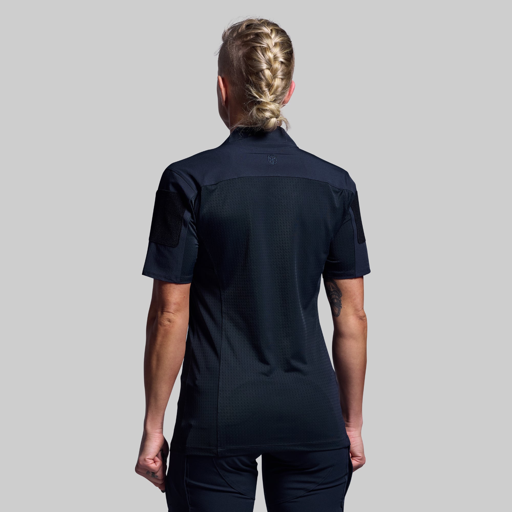 Women's Op Top Pro Police Blue - Stylish & Comfortable Athletic Shirt for Running, Gym & Outdoor Activities