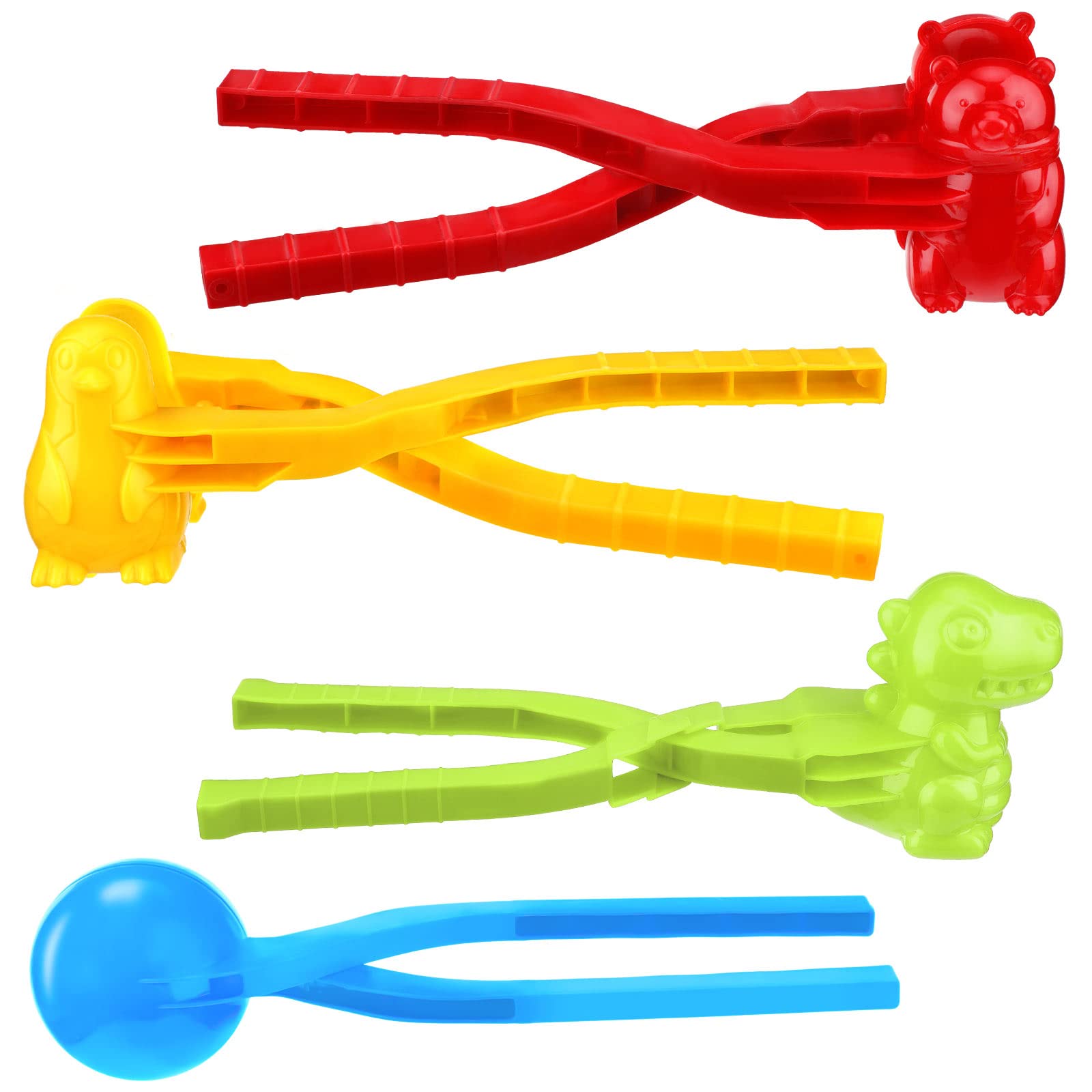 4-Piece Snowball Maker Kit - Fun Winter & Beach Toy for Kids - Perfect for Snowball Fights, Sandcastle Building & Outdoor Play