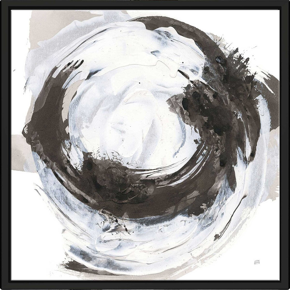 Beginning II Print on Floating Canvas - Modern Abstract Wall Art for Living Room, Bedroom & Office Decor