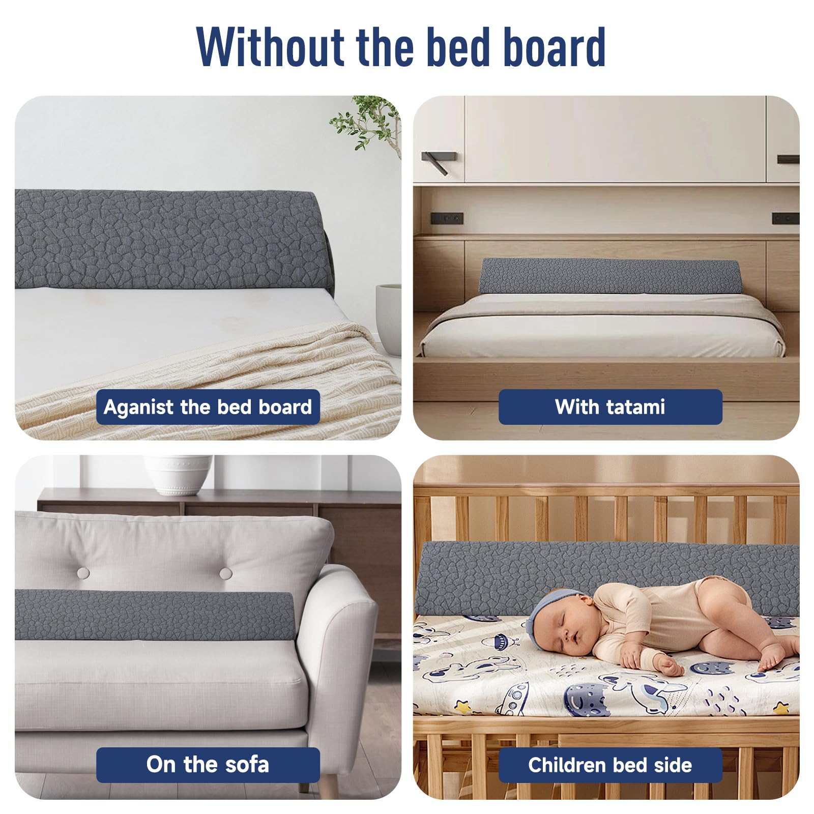 Queen Size Bed Wedge Pillow (60