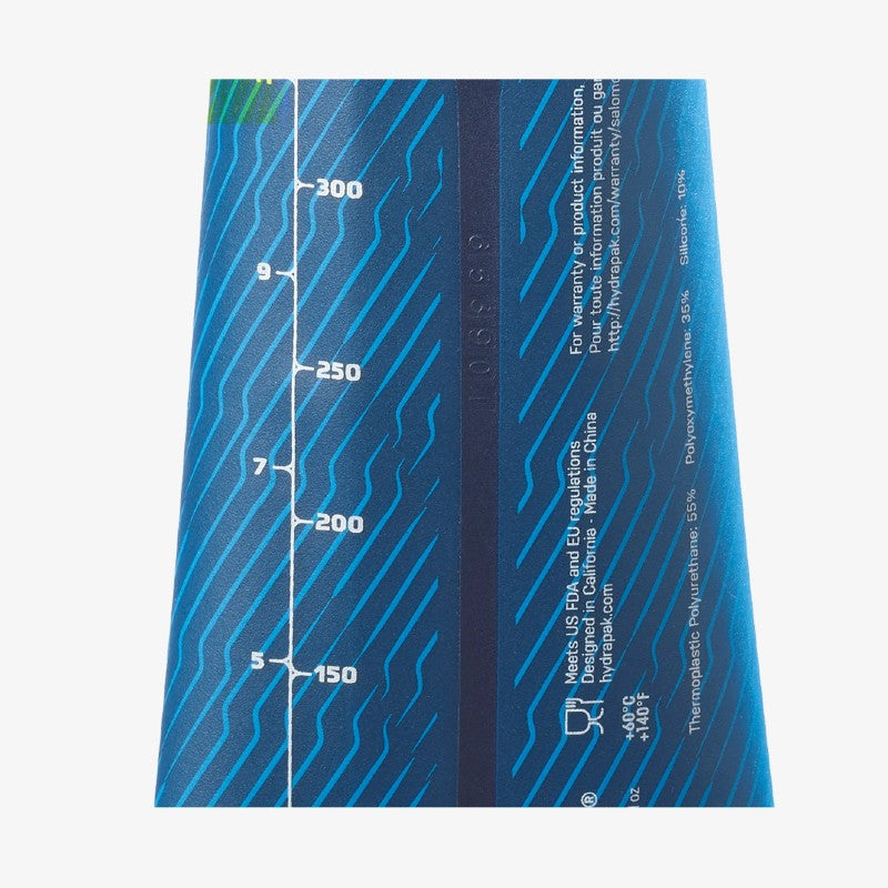 Salomon Soft Flask 400ml Insulated Water Bottle - BPA Free, Leak Proof, Clear Blue - Perfect for Running, Hiking, and Outdoor Adventures