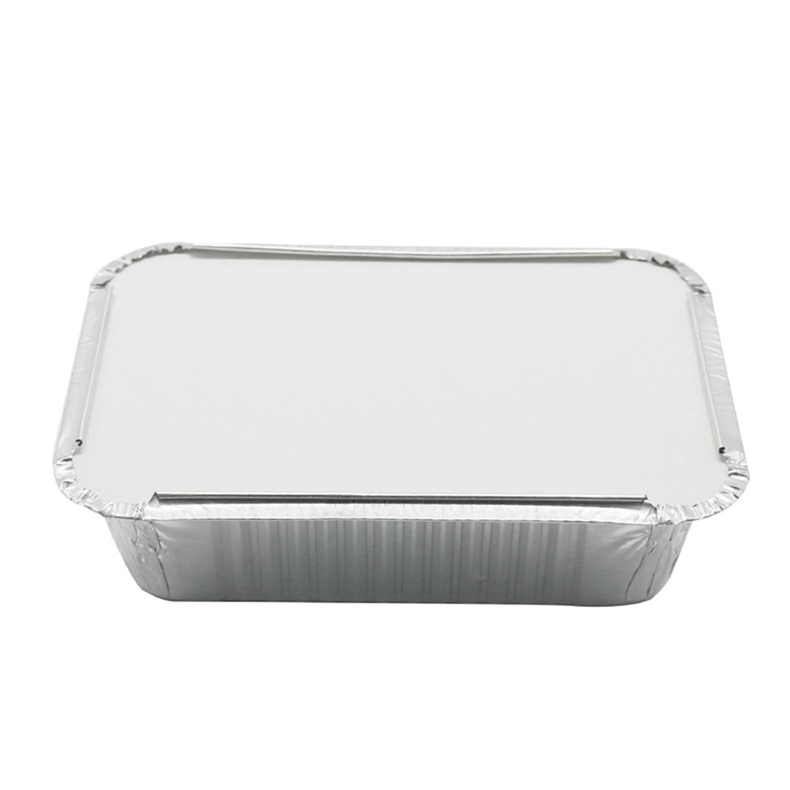 **Dalibai 50-Pack Disposable Aluminum Foil Pans with Lids - Rectangle Takeout Food Containers (700ml, 260ml to 1100ml Options) - Perfect for Meal Prep, Baking, Catering & Leftovers**