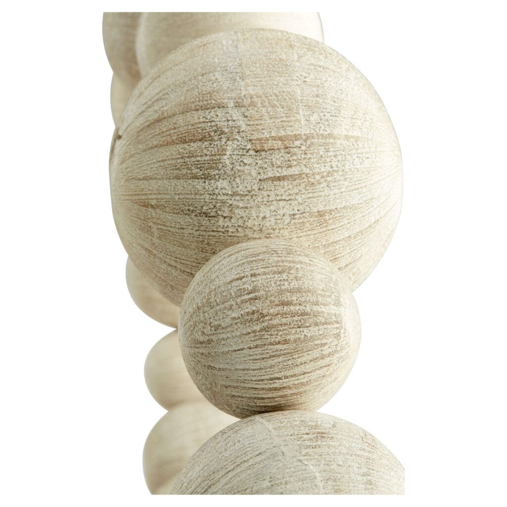 Cyan Design 11344 Azalea Sculpture - Whitewash Ceramic Home Decor for Living Room, Bedroom & Office - Elegant Floral Accent Piece for Modern & Farmhouse Interiors