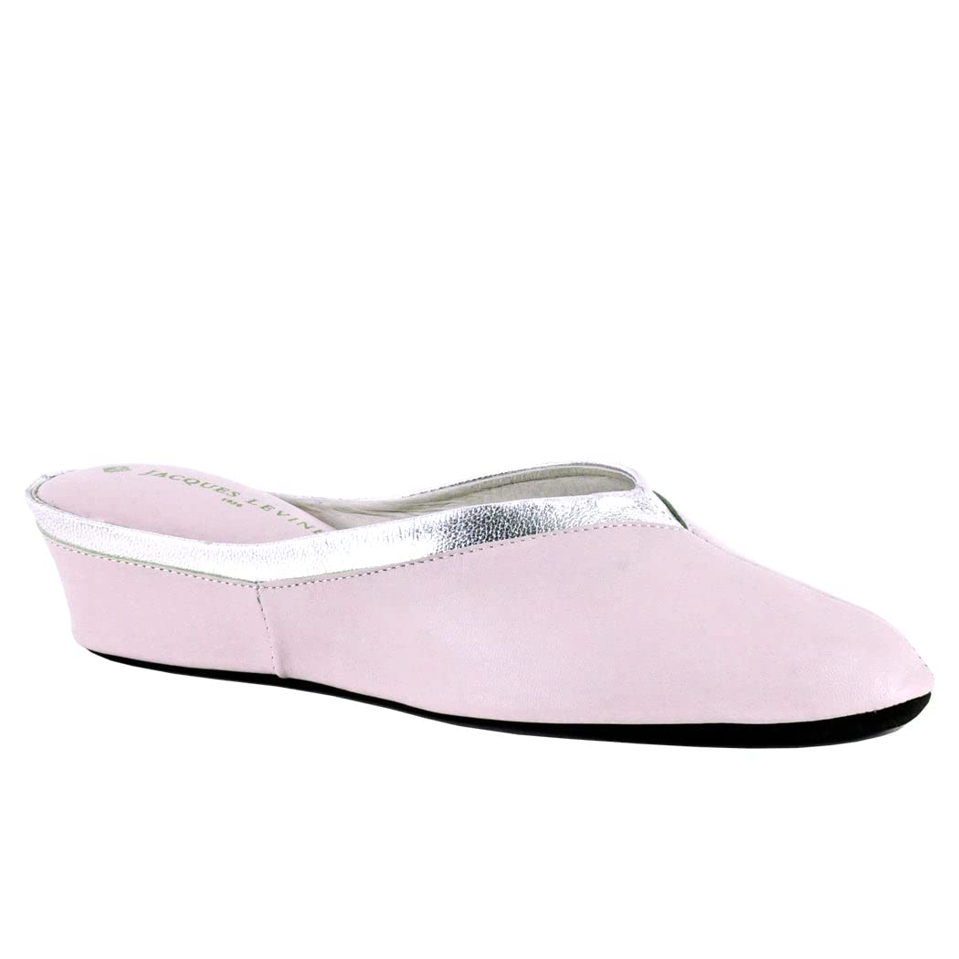 Jacques Levine #4640 Women's Pastel Slippers - Soft & Comfortable House Shoes for Indoor Relaxation, Spa Days & Cozy Evenings at Home