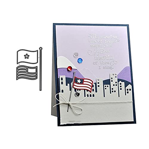 NCQ CH Flag Metal Cutting Dies for Greeting Cards, Scrapbooking, DIY Paper Crafts – Perfect for Photo Albums, Invitations & Home Decor