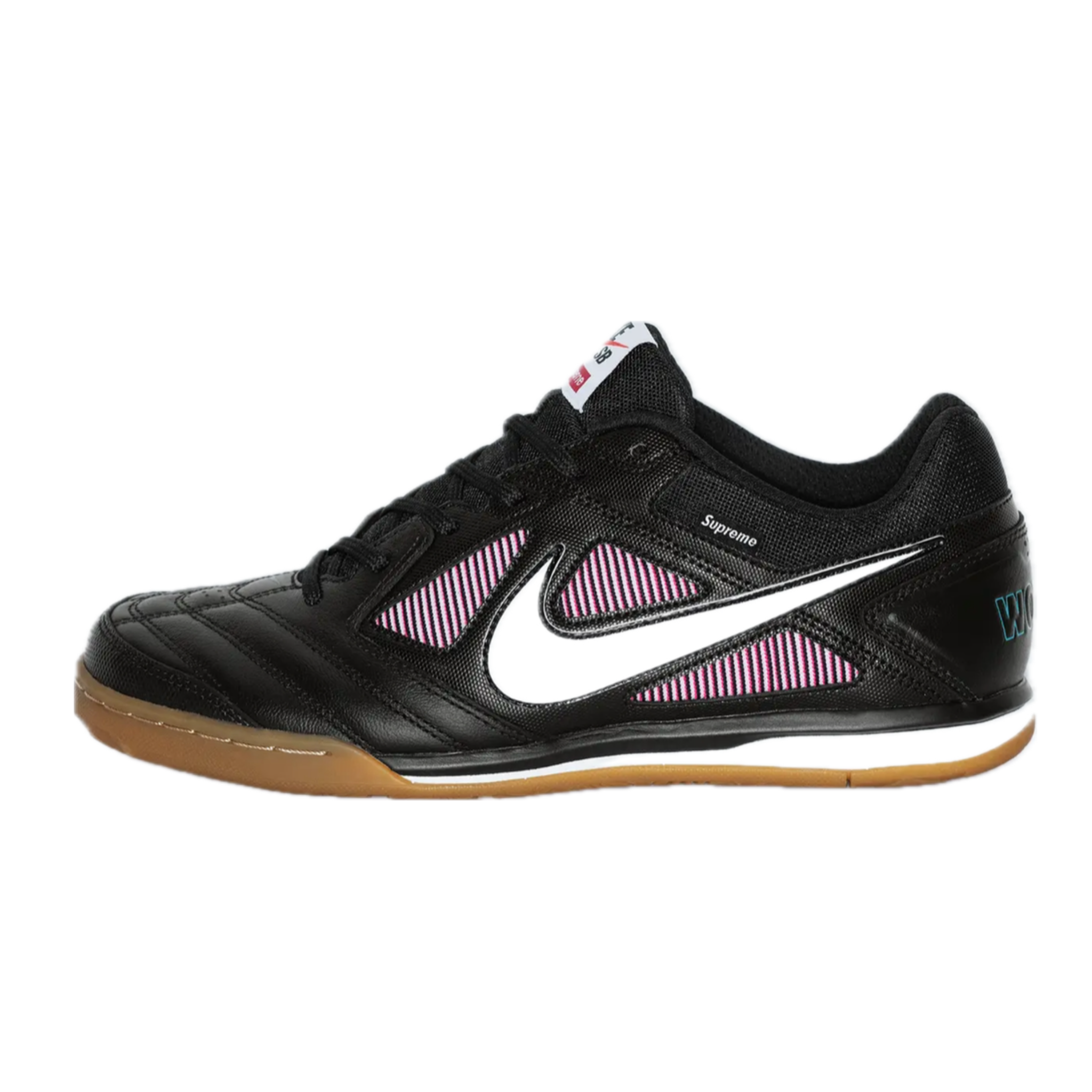 Nike SB Gato Supreme Sneakers - Black, White, Spirit Teal & Gum Light Brown - Skateboarding, Streetwear & Casual Wear Shoes