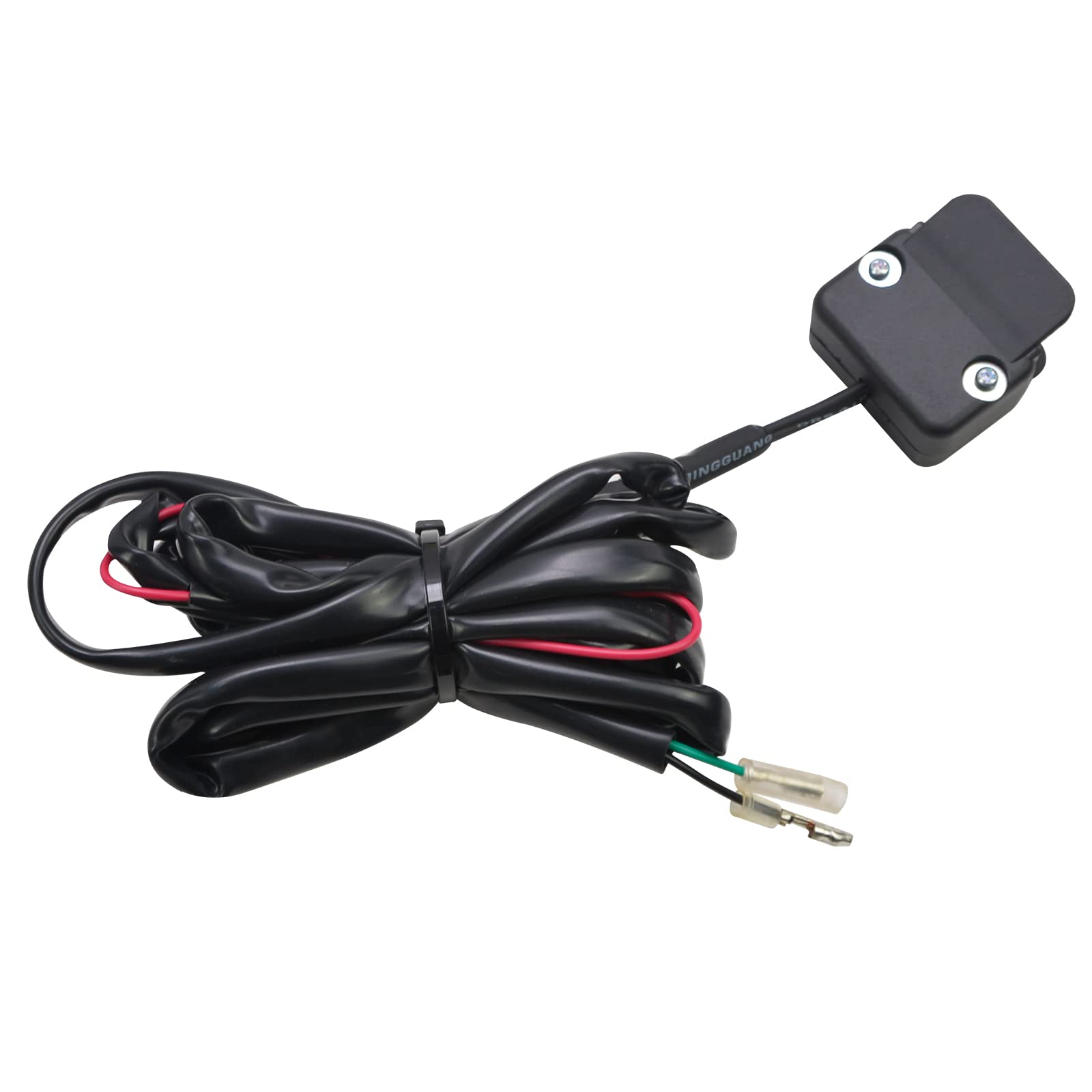 ATV UTV Winch Solenoid Relay Contactor & Rocker Thumb Switch Combo Kit - Compatible with Polaris 800 1000 (1500lb-5000lb Capacity) - Perfect for Off-Roading, Towing & Heavy-Duty Recovery
