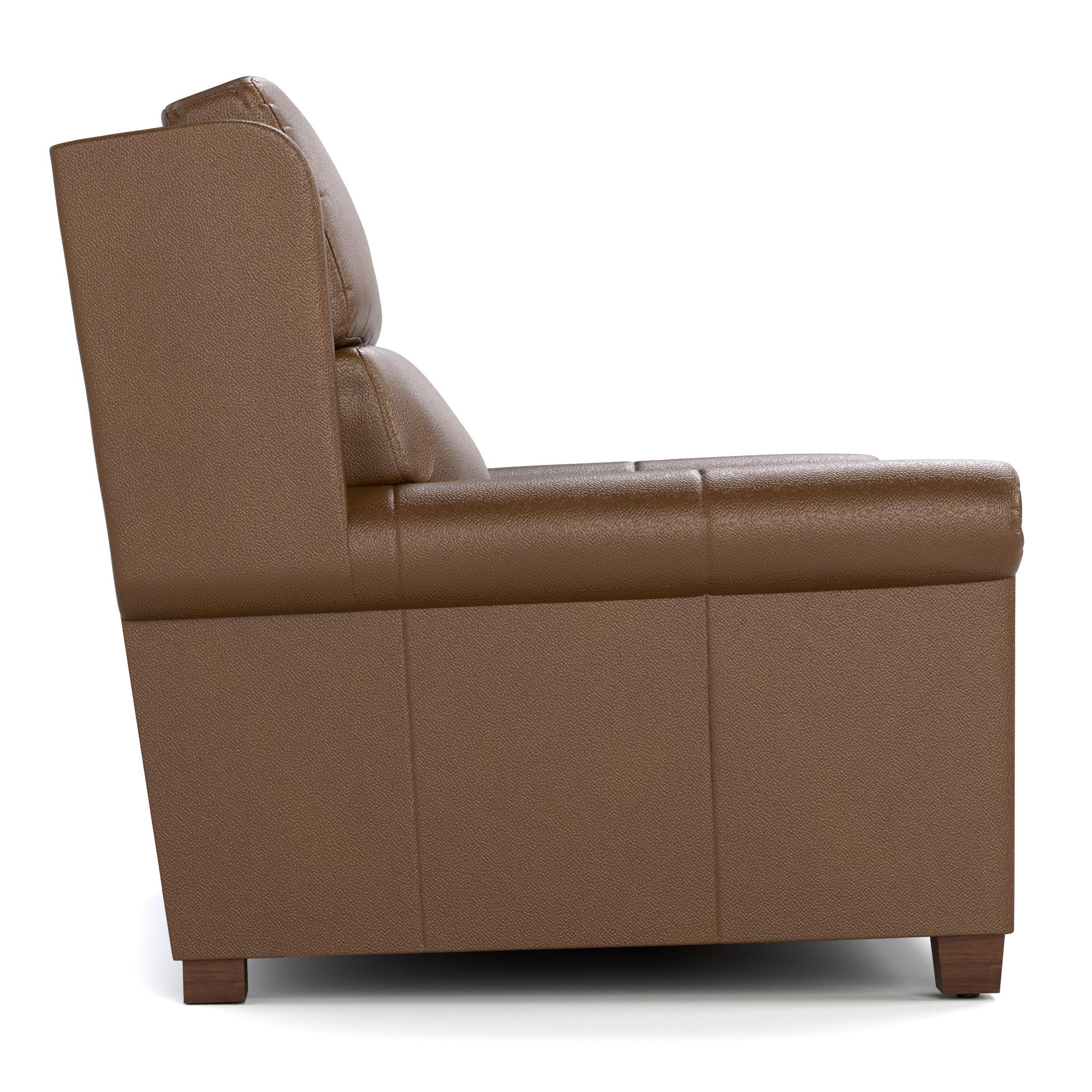 Woodlands Small Roll Arm Motion Loveseat - Compact Reclining Sofa for Small Spaces | Perfect for Apartments, Dorms & Cozy Living Rooms