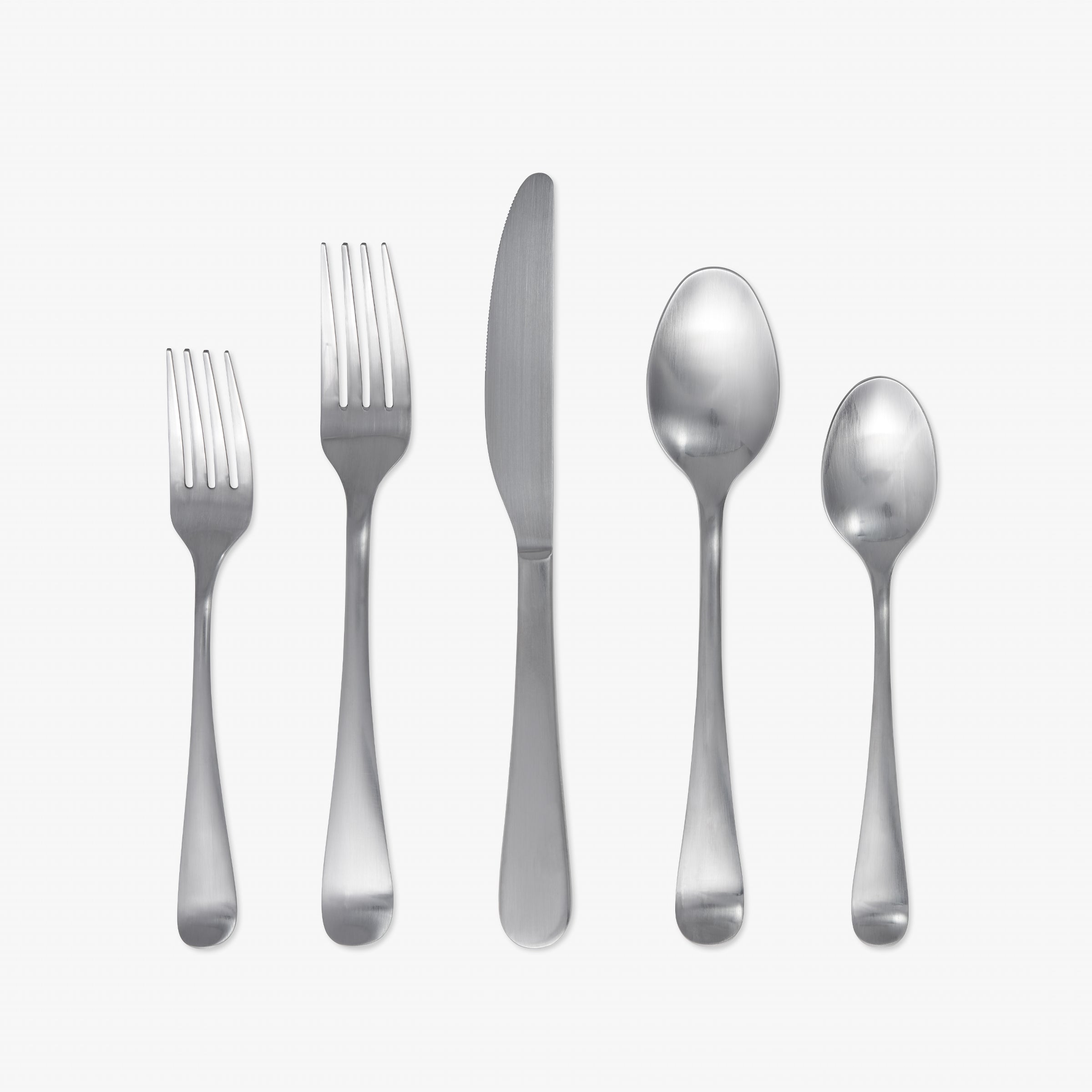 Rhiannon 20-Piece Stainless Steel Flatware Set - Elegant Satin Finish Silverware for Dining, Entertaining & Gifts - Perfect for Dinner Parties, Weddings & Everyday Use