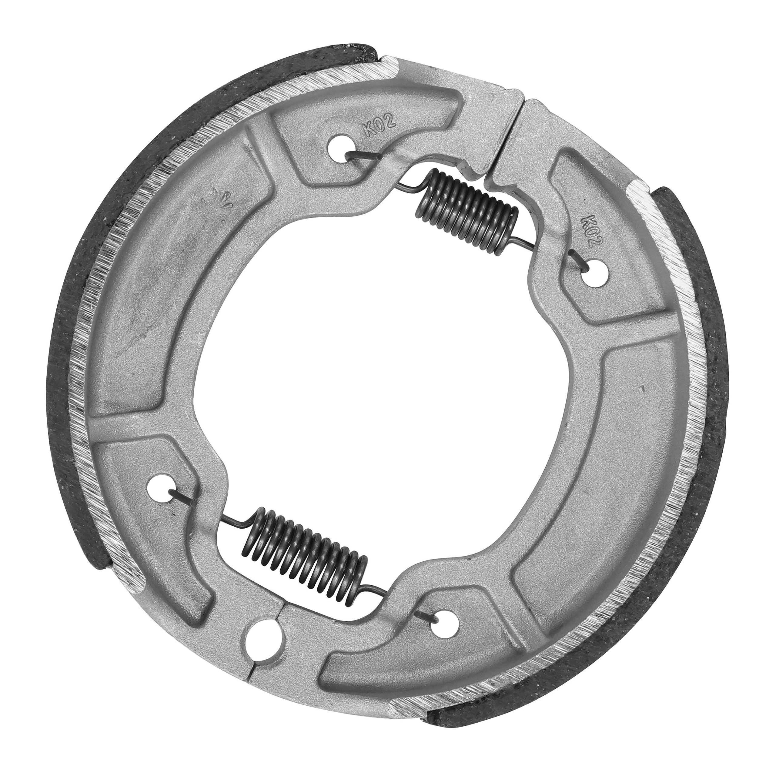 Caltric Rear Brake Shoes for Yamaha RT180 RT-180 Motorcycle (1993, 1995-1998) - High Performance Brake Pads for Off-Road & Trail Riding Adventures