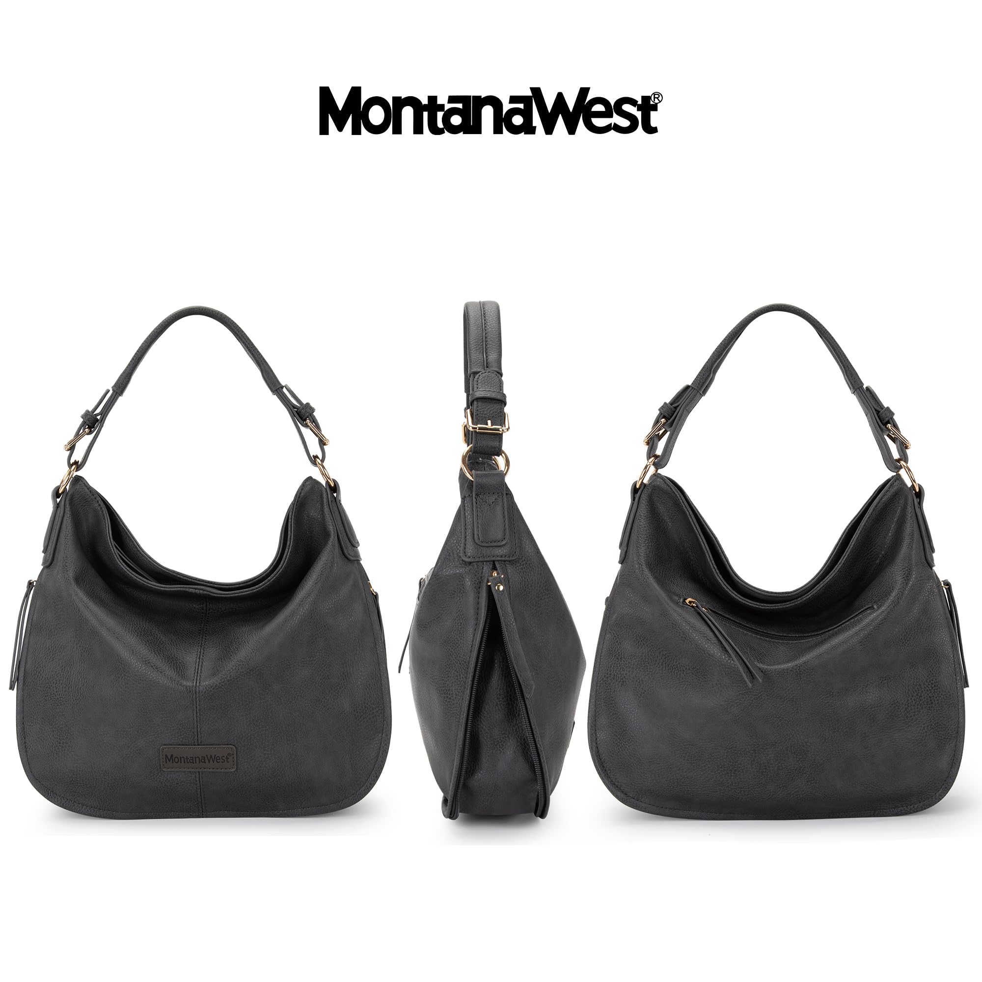 Montana West Hobo Bags for Women - Stylish Shoulder Purses & Handbags - Perfect for Work, Travel & Everyday Use