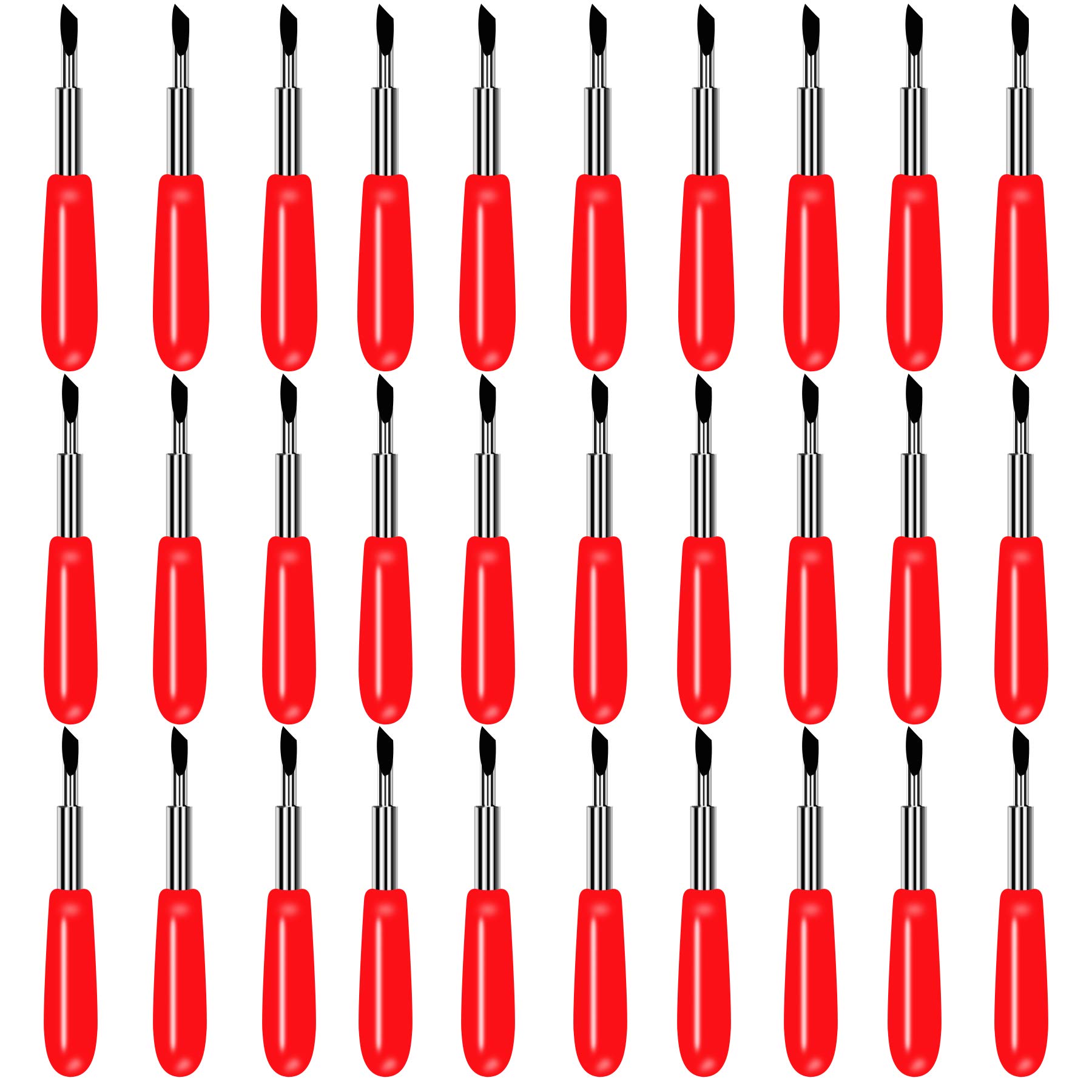 30Pcs Replacement Cutting Blades for Cricut Explore Air/Air 2/Maker - 45 Degree Standard Deep Cut Blades for Vinyl & Fabric - Compatible with Cricut Maker Machines - Perfect for DIY Crafts, Scrapbooking & Home Decor Projects