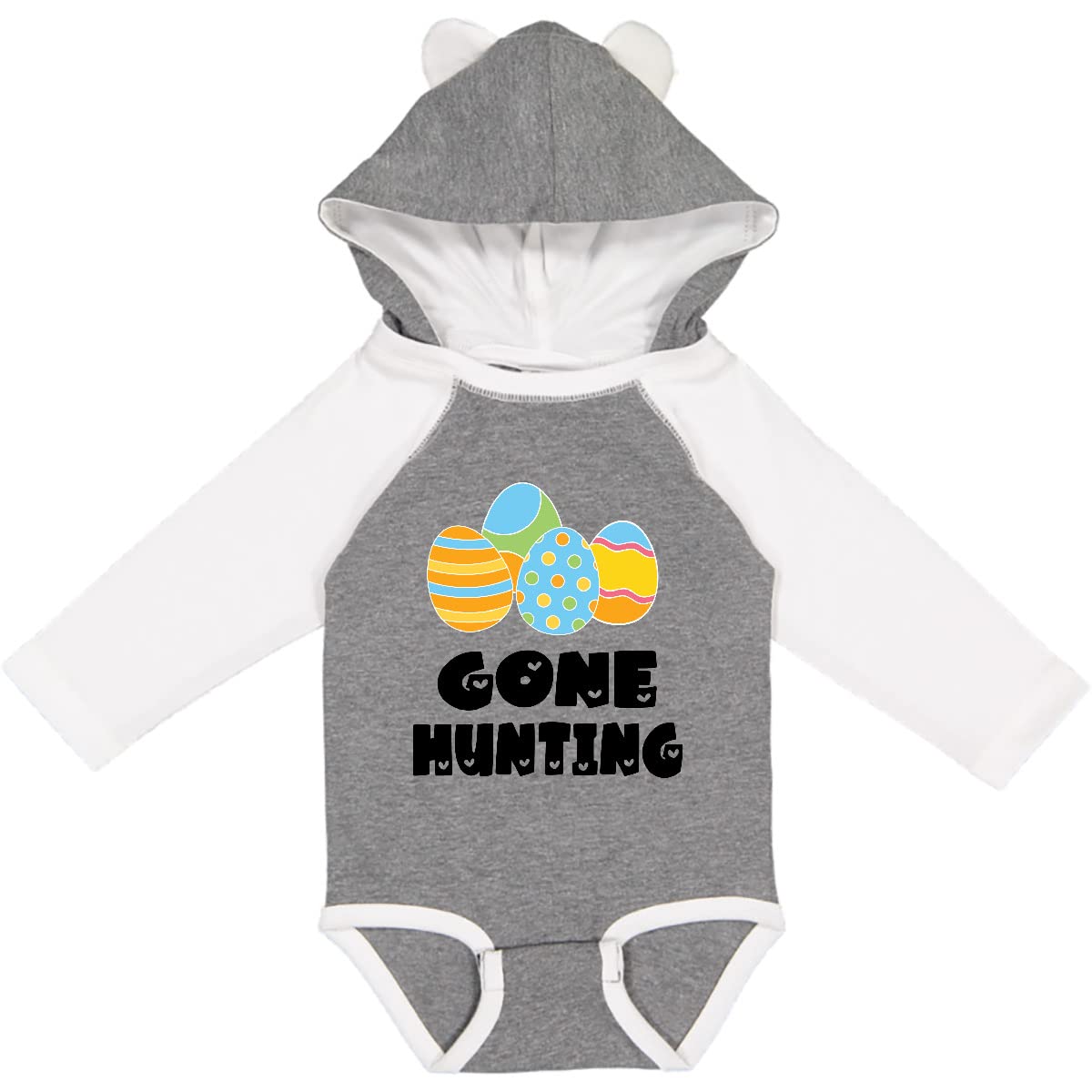 Inktastic Gone Hunting Easter Egg Creeper - Baby Long Sleeve Outfit