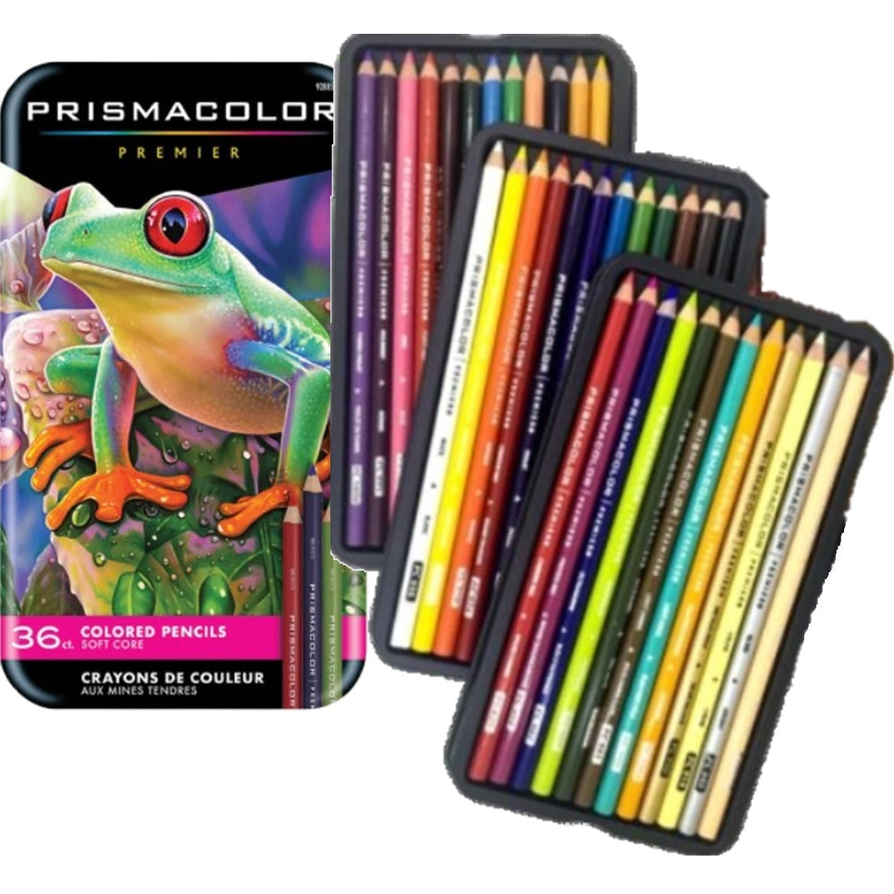 36 Prismacolor Premier Colored Pencils Set - Professional Artist Quality for Drawing, Sketching & Coloring | Perfect for Adults & Kids Art Projects
