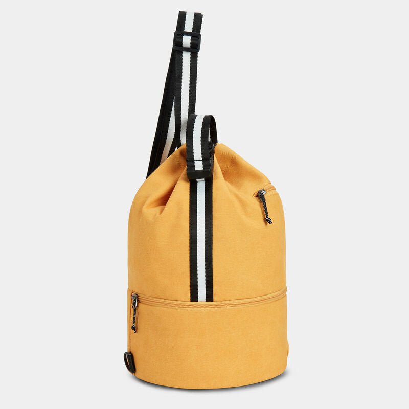 Travelon Coastal Cinch Bag & Cooler - Lightweight Insulated Beach Cooler Tote for Picnics, Pool Parties, and Outdoor Adventures