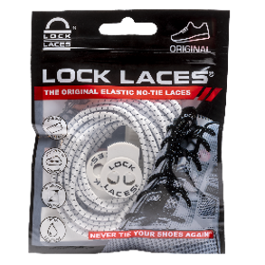 Lock Laces - No-Tie Elastic Shoelaces for Running, Walking & Sports - Secure Fit for Kids & Adults - Perfect for Sneakers, Athletic Shoes & Work Boots