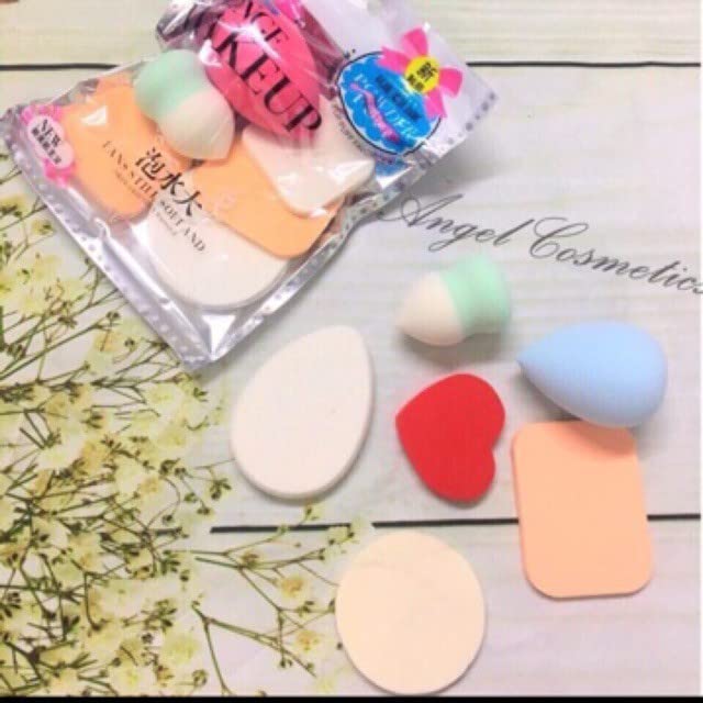 Jayaanu® 6-Pack Makeup Sponge Beauty Blender Puff for Flawless Foundation & Concealer Application - Soft, Blendable Cosmetic Sponges for Liquid & Powder Makeup (Colors May Vary) - Perfect for Daily Makeup, Professional Salon Use & Travel Beauty Essentials