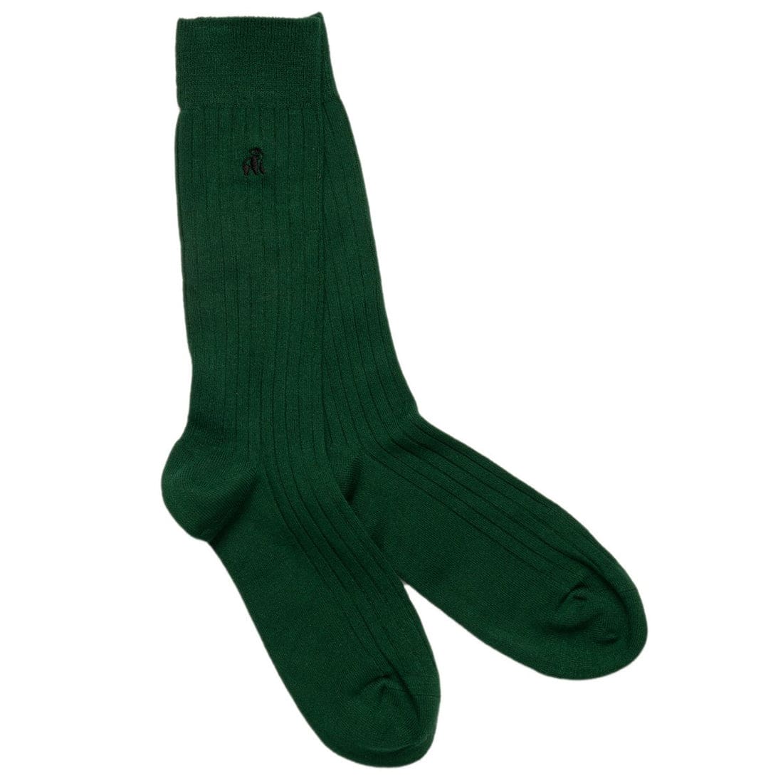 Premium Racing Green Bamboo Socks with Comfort Cuff - Ultra Soft & Breathable for Men & Women - Perfect for Running, Hiking & Everyday Wear