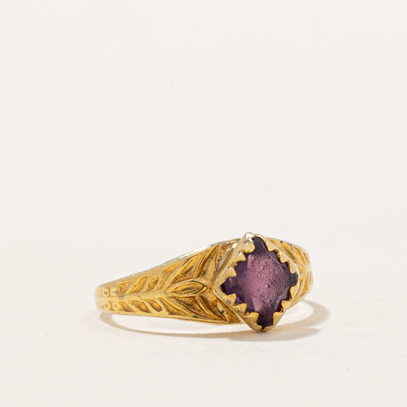 0.20ct Amethyst Baby Ring - Size 1 | Delicate Purple Gemstone Jewelry for Newborns, Christening Gifts & Special Occasions