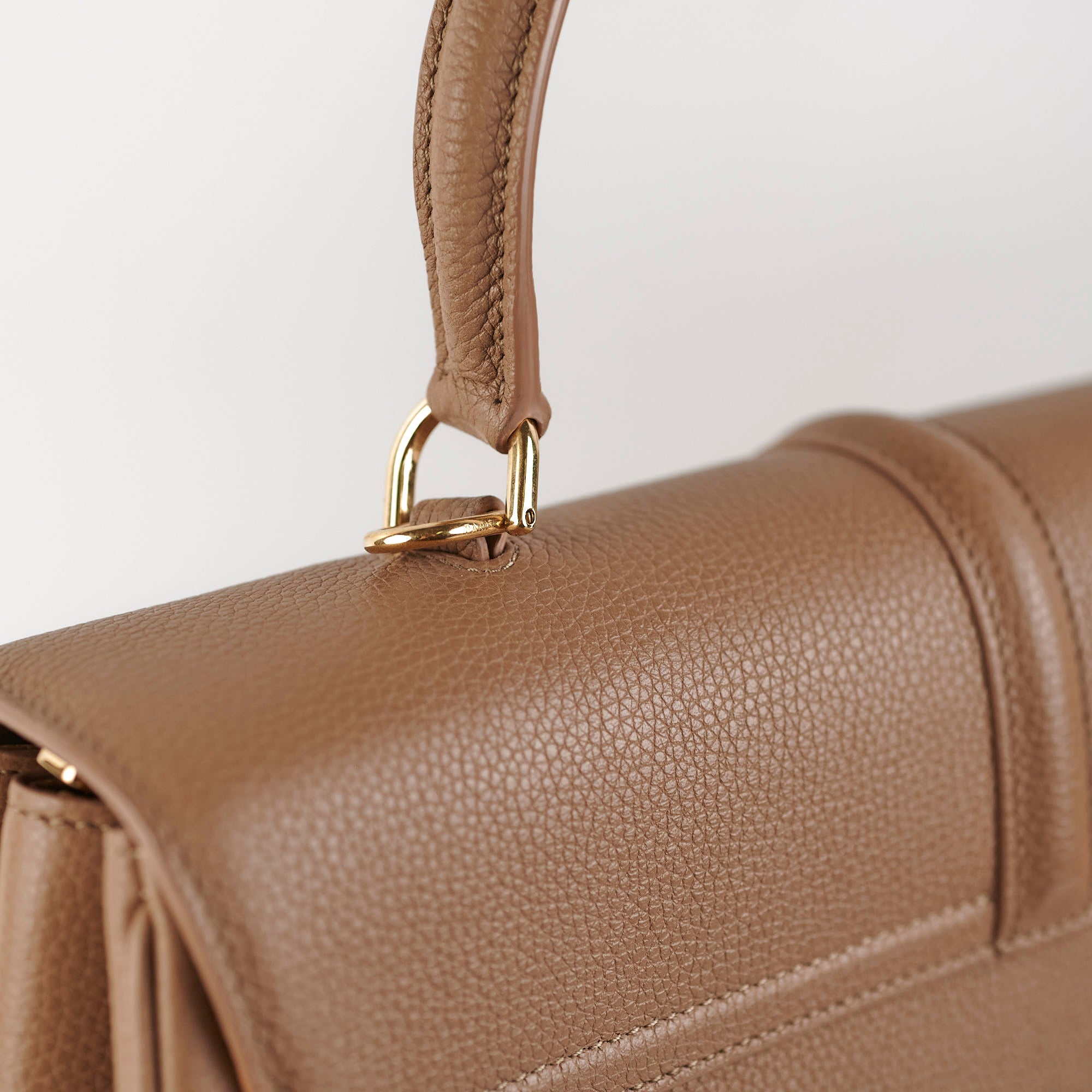 Celine 16 Medium Classic Taupe Handbag - Luxury Leather Shoulder Bag for Women | Perfect for Work, Travel & Everyday Use