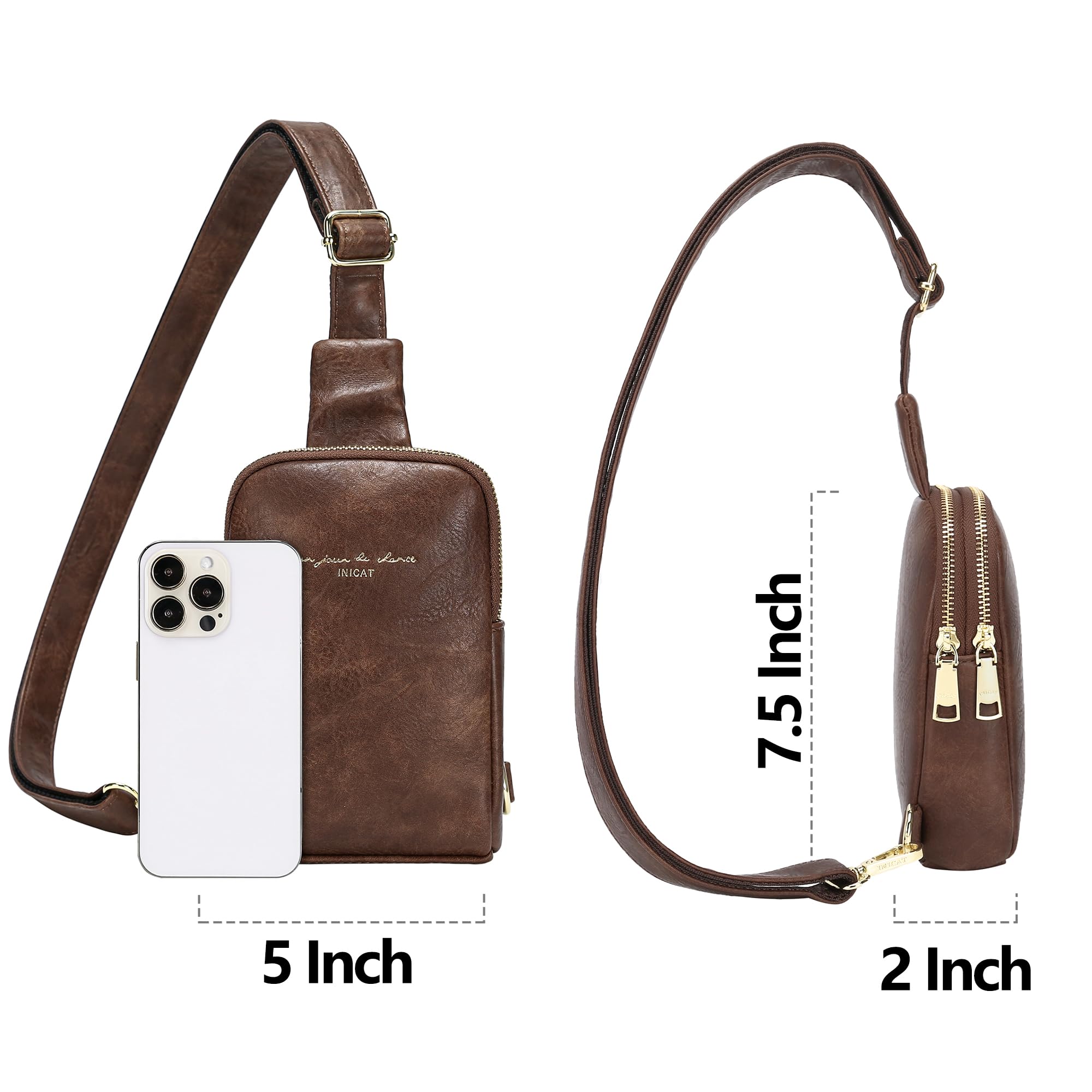 Haytijoe Anti-Theft Crossbody Sling Bag for Women - Lightweight Travel Purse with Adjustable Strap, RFID Blocking - Perfect for Daily Commute, Shopping & Outdoor Adventures