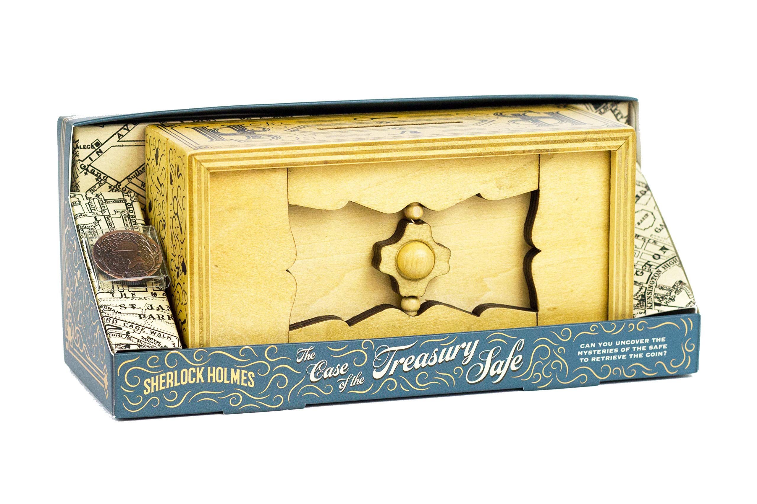 Herrschners SH4351 Treasury Safe Puzzle Box - Professor Puzzle SH0674US - Multicolor Brain Teaser for Adults & Teens - Perfect for Escape Rooms, Gifts, and Family Game Nights