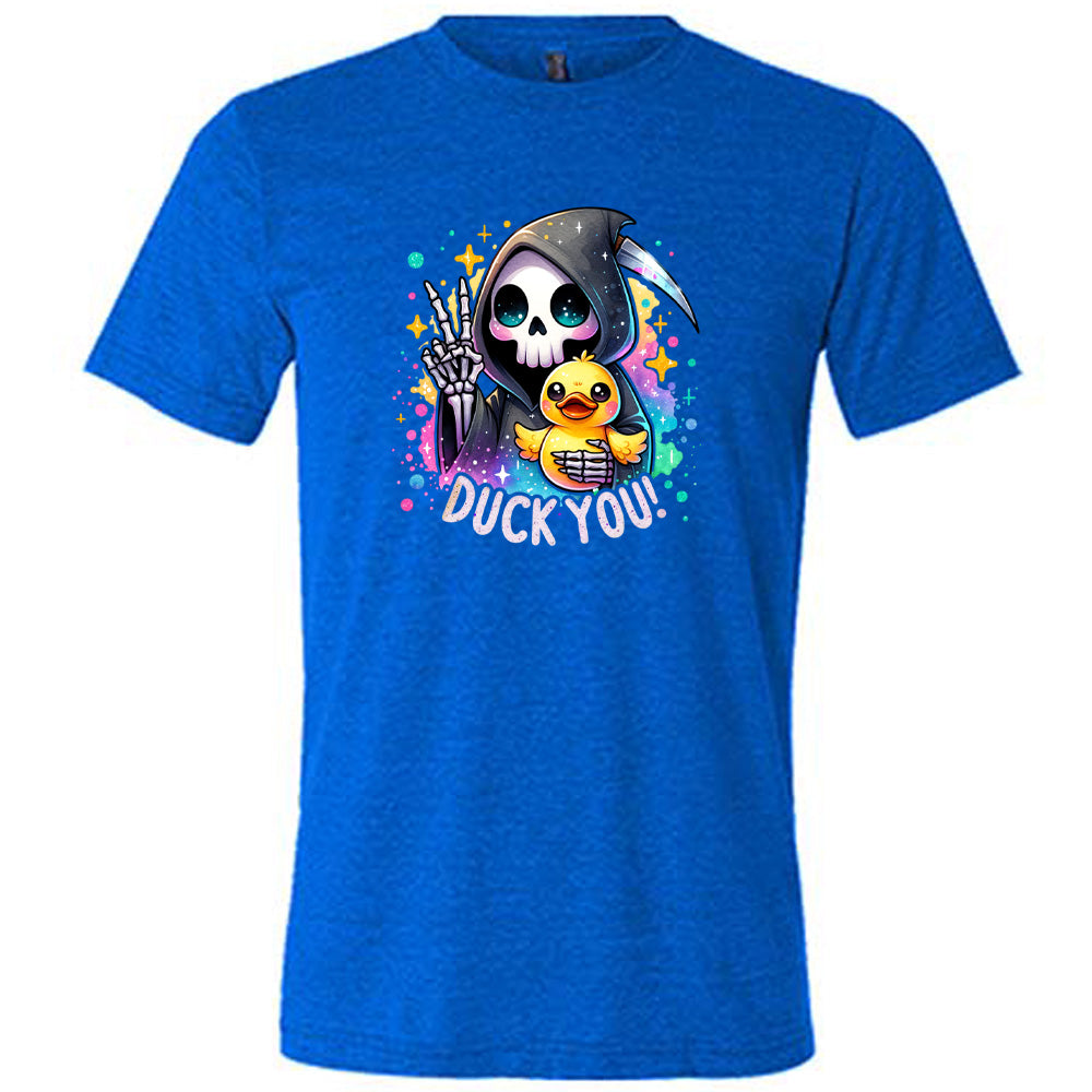 Funny Duck You Unisex T-Shirt - Trendy Graphic Tee for Men & Women - Perfect for Casual Wear, Gifts & Humor Lovers