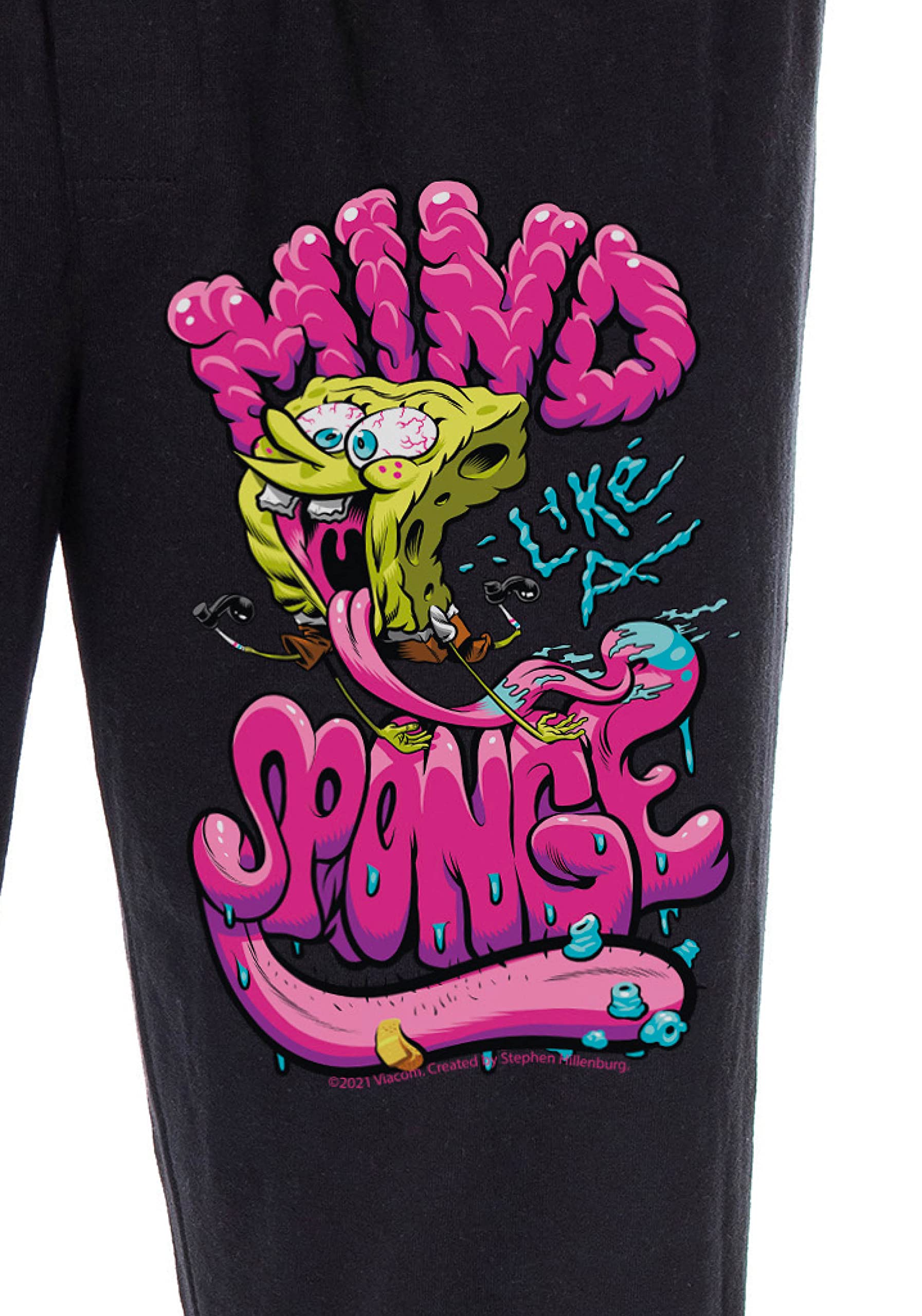 SpongeBob SquarePants Pajama Pants for Men - Nickelodeon Cartoon Sleepwear & Lounge Pants - Soft Cotton Comfort for Sleeping, Lounging & Casual Wear