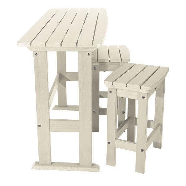 Lehigh 3-Piece Counter Height Balcony Set - Outdoor Patio Furniture for Small Spaces, Bistro Dining, and Apartment Living