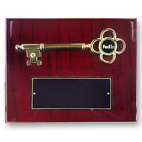 Customizable Cherry Piano Plaque Award - Personalized 8x10 Inch Gold Key Music Trophy - Perfect for Music Teachers, Students & Piano Competitions