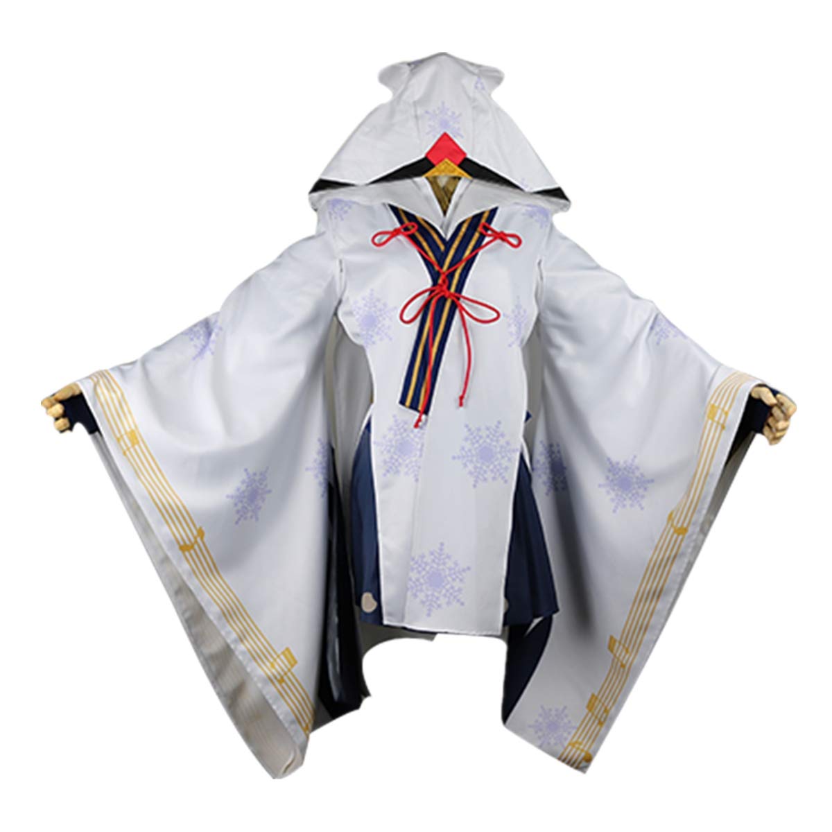 Witch Cosplay Costume | Princess Snow Kimono Halloween Outfit Full Set | Anime Cosplay, Halloween Party, Convention Costume