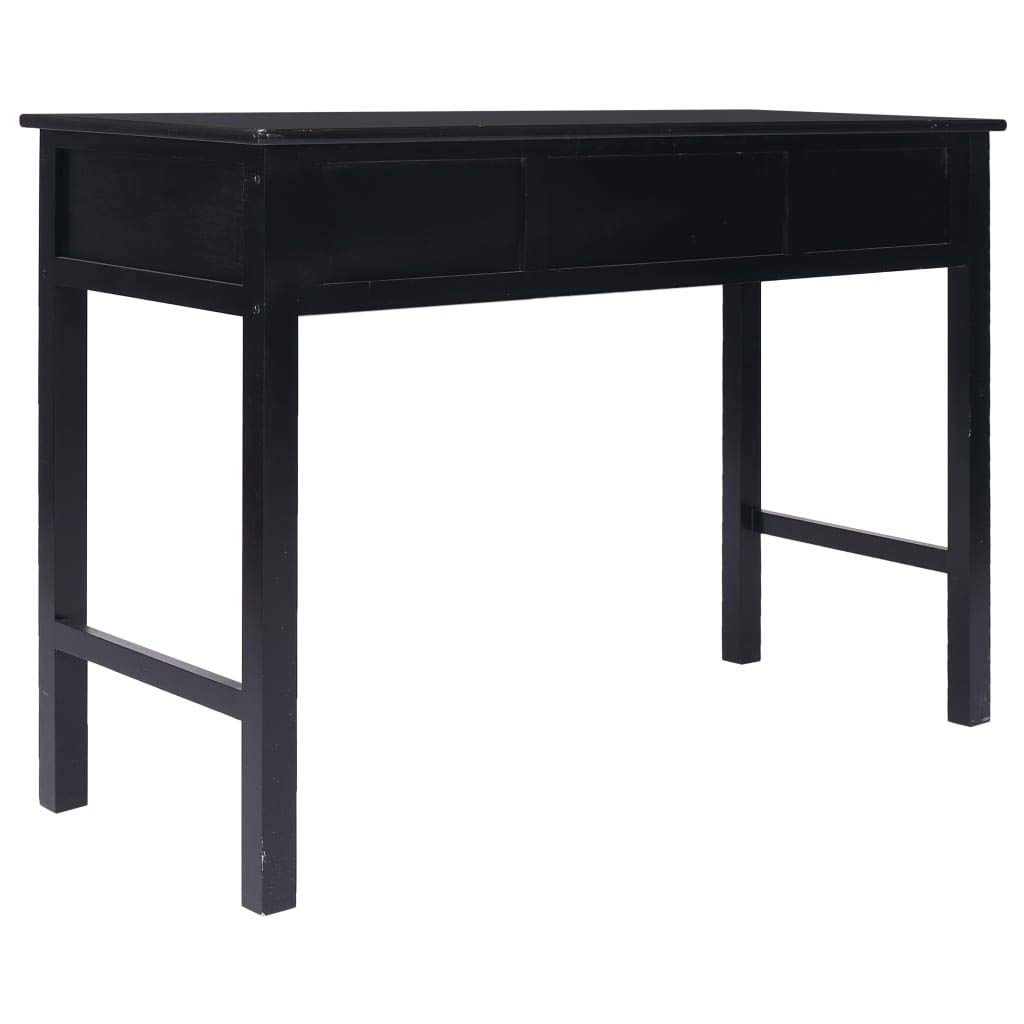 FAMIROSA Modern Writing Desk Black - 43.3
